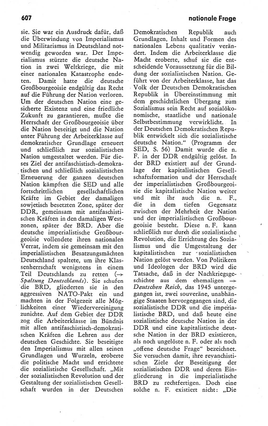 Kleines politisches Wörterbuch [Deutsche Demokratische Republik (DDR)] 1978, Seite 607 (Kl. pol. Wb. DDR 1978, S. 607)