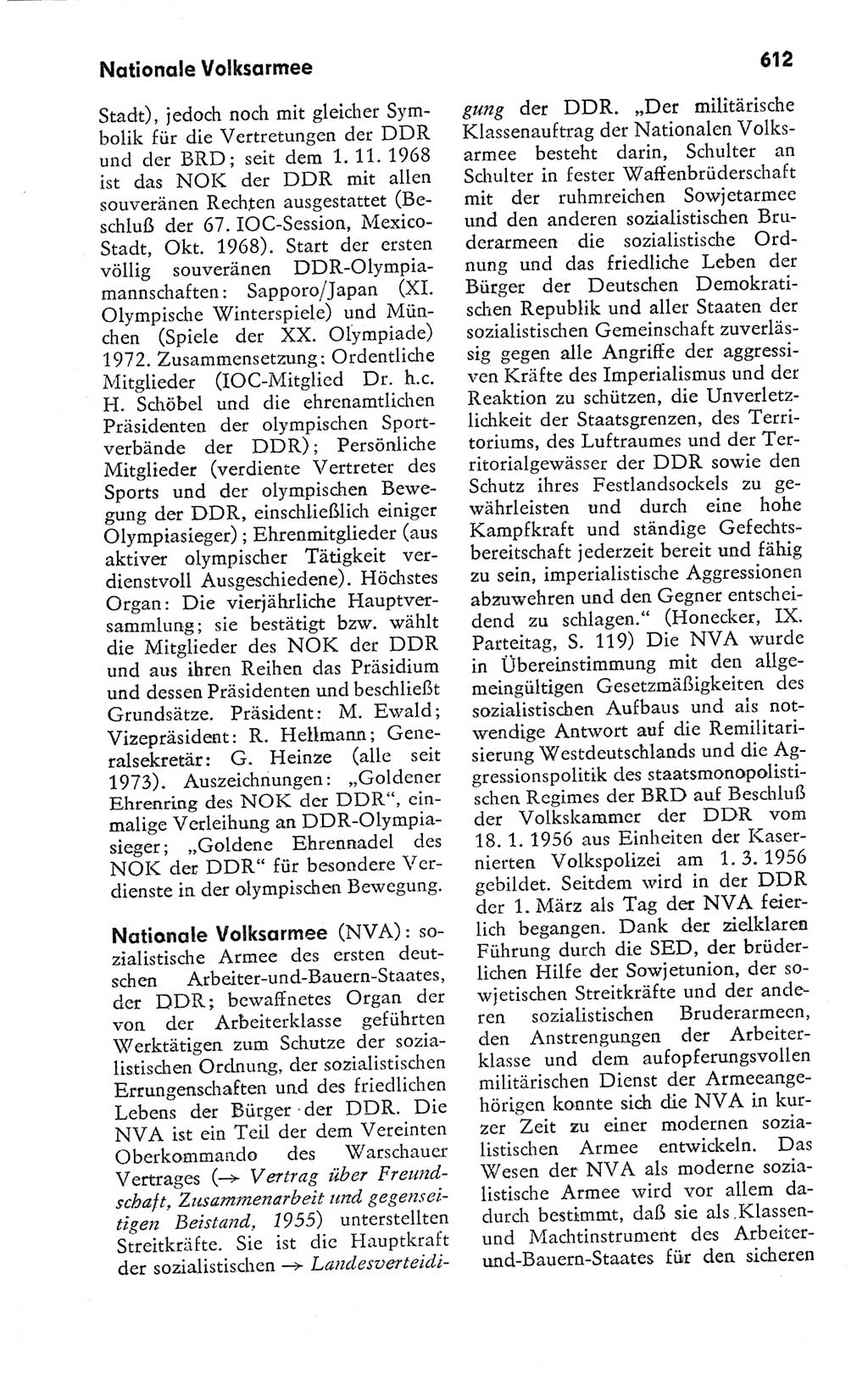 Kleines politisches Wörterbuch [Deutsche Demokratische Republik (DDR)] 1978, Seite 612 (Kl. pol. Wb. DDR 1978, S. 612)