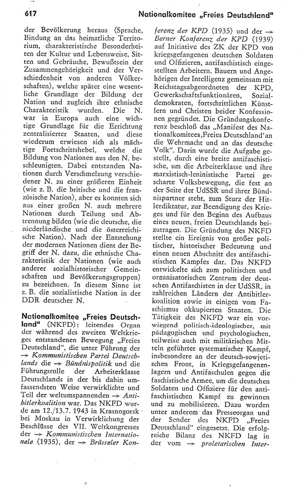 Kleines politisches Wörterbuch [Deutsche Demokratische Republik (DDR)] 1978, Seite 617 (Kl. pol. Wb. DDR 1978, S. 617)