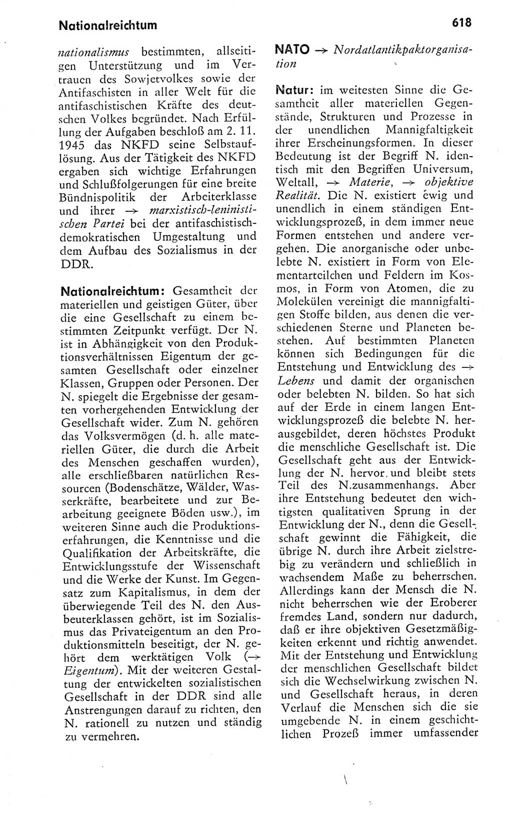 Kleines politisches Wörterbuch [Deutsche Demokratische Republik (DDR)] 1978, Seite 618 (Kl. pol. Wb. DDR 1978, S. 618)