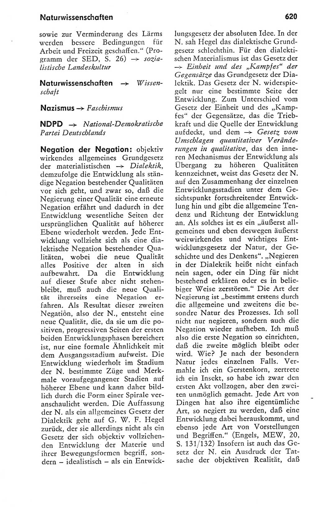 Kleines politisches Wörterbuch [Deutsche Demokratische Republik (DDR)] 1978, Seite 620 (Kl. pol. Wb. DDR 1978, S. 620)