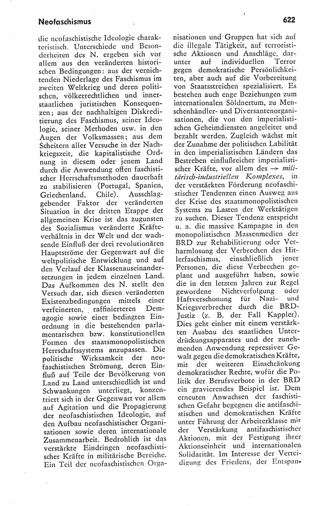 Kleines politisches Wörterbuch [Deutsche Demokratische Republik (DDR)] 1978, Seite 622 (Kl. pol. Wb. DDR 1978, S. 622)