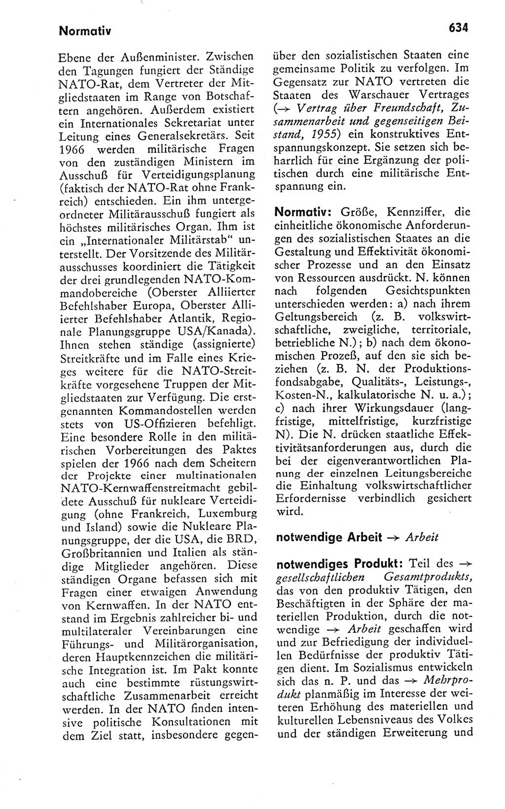Kleines politisches Wörterbuch [Deutsche Demokratische Republik (DDR)] 1978, Seite 634 (Kl. pol. Wb. DDR 1978, S. 634)