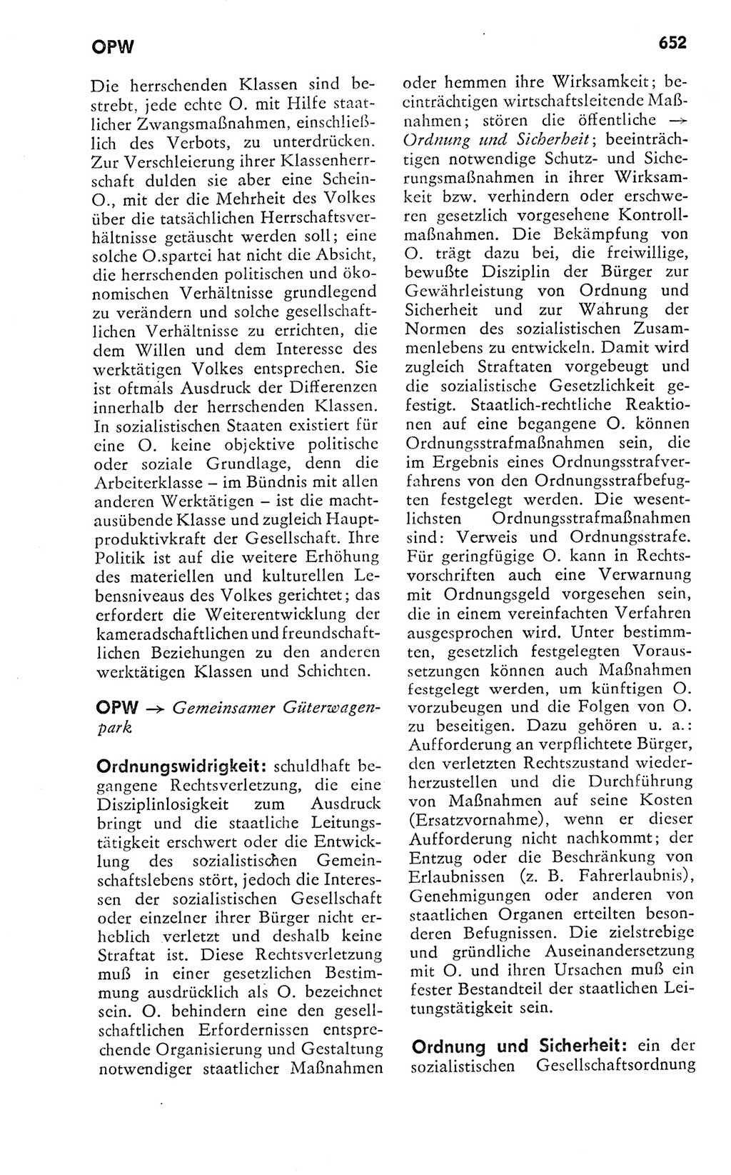 Kleines politisches Wörterbuch [Deutsche Demokratische Republik (DDR)] 1978, Seite 652 (Kl. pol. Wb. DDR 1978, S. 652)