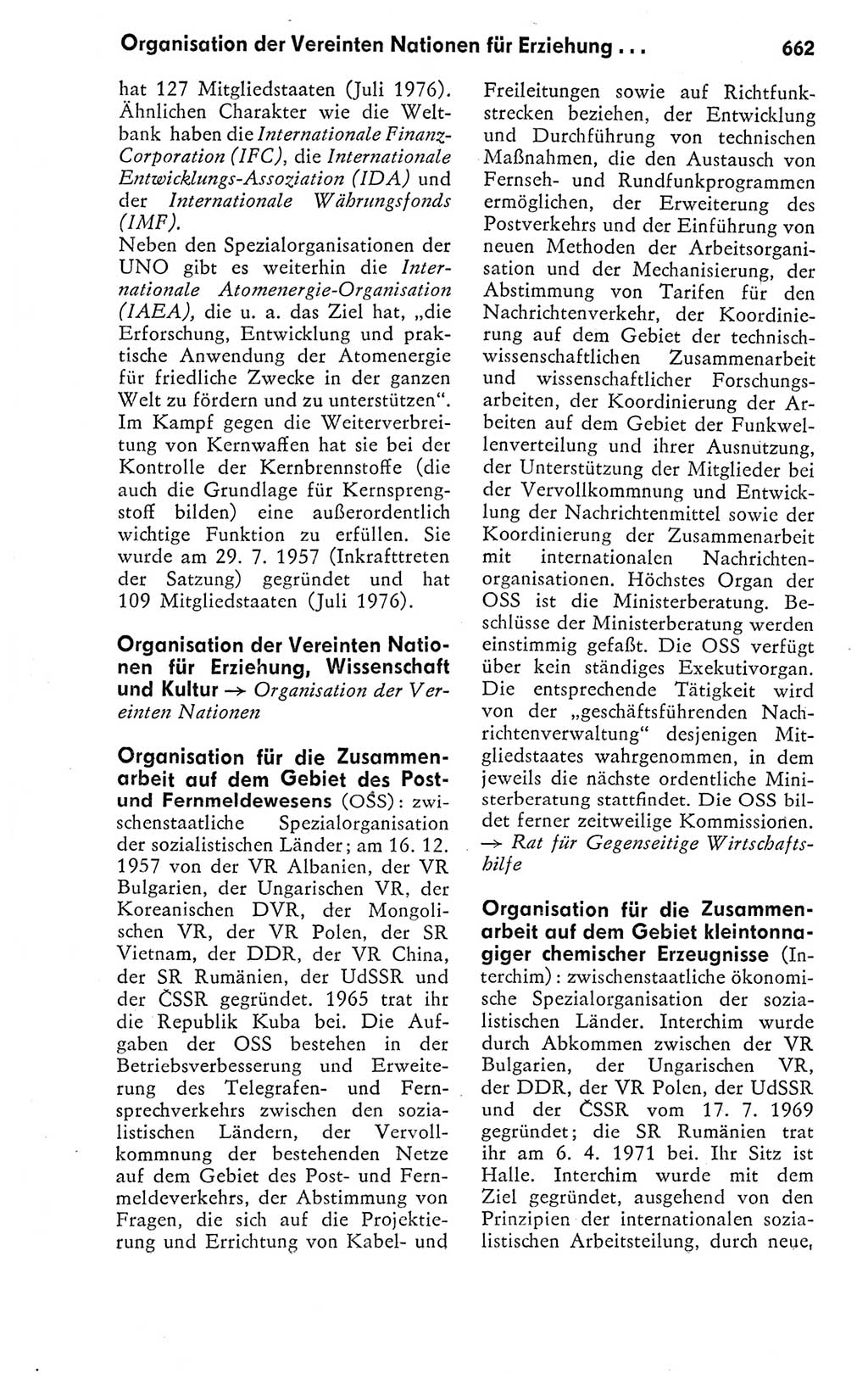 Kleines politisches Wörterbuch [Deutsche Demokratische Republik (DDR)] 1978, Seite 662 (Kl. pol. Wb. DDR 1978, S. 662)