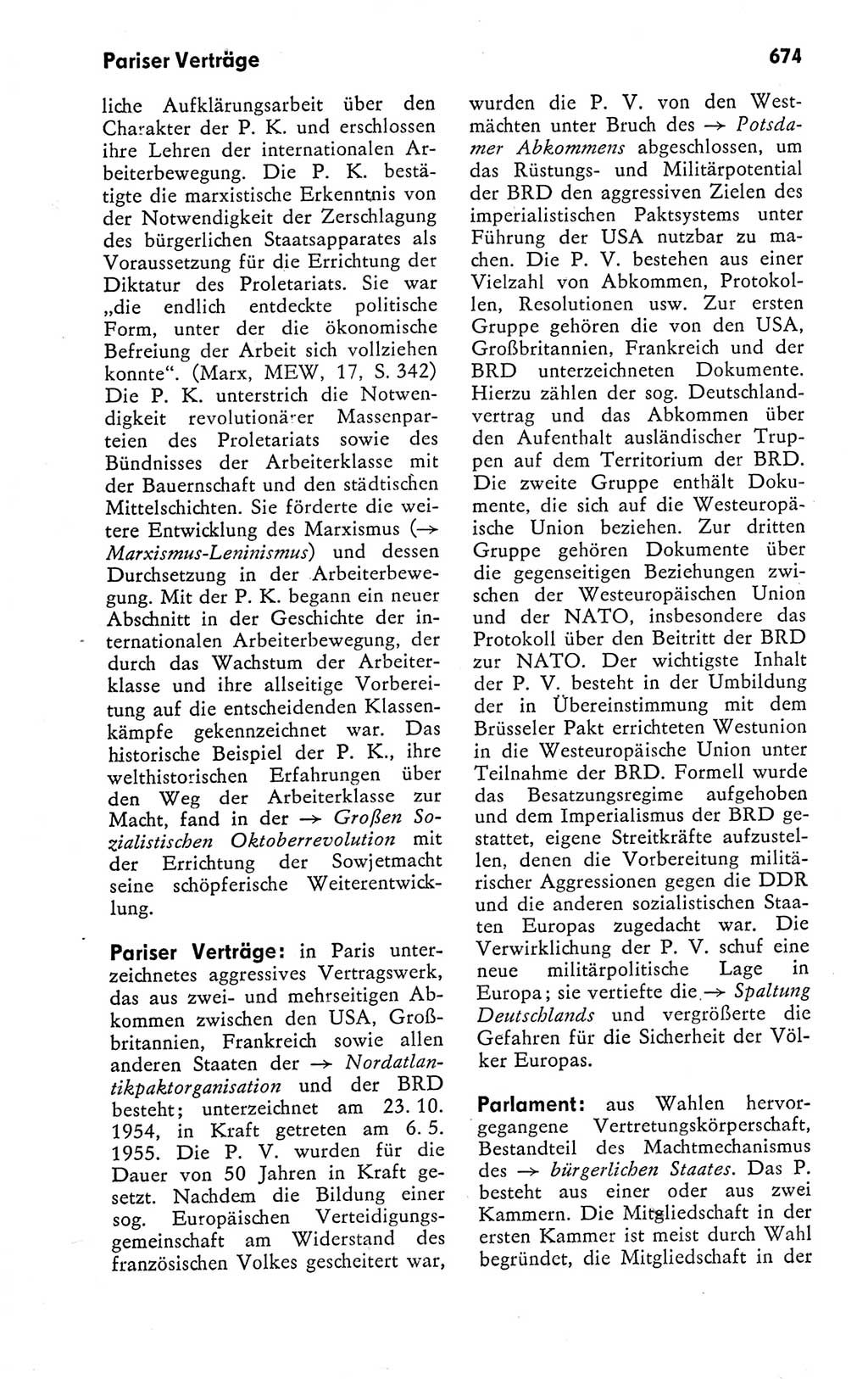 Kleines politisches Wörterbuch [Deutsche Demokratische Republik (DDR)] 1978, Seite 674 (Kl. pol. Wb. DDR 1978, S. 674)