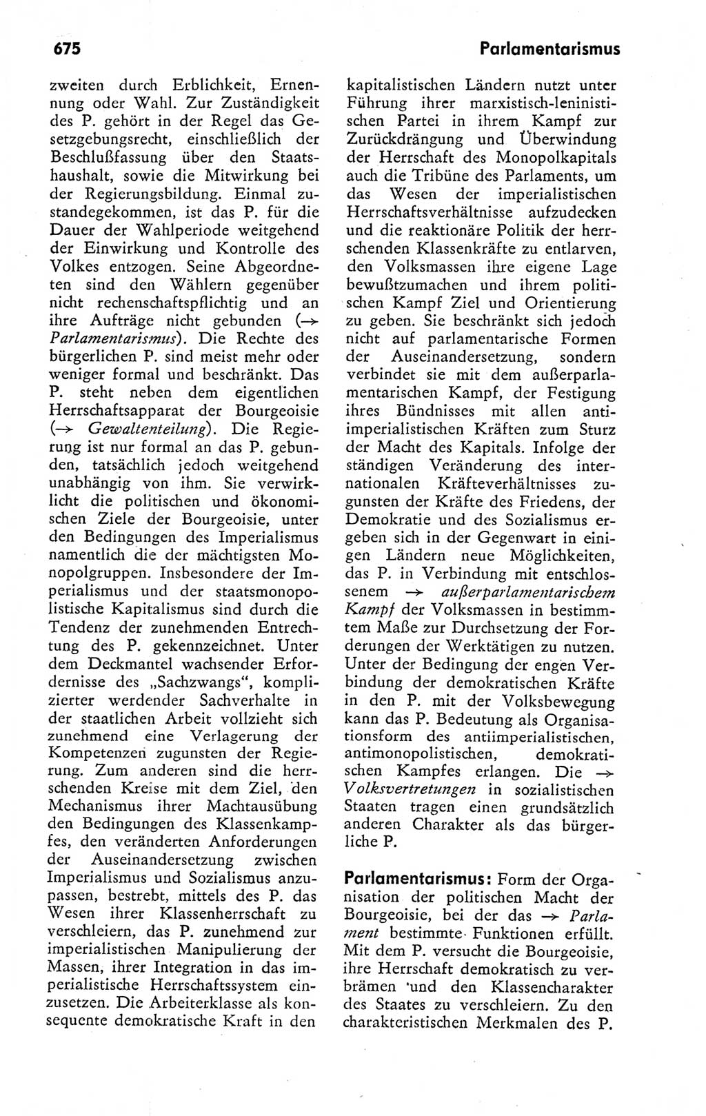 Kleines politisches Wörterbuch [Deutsche Demokratische Republik (DDR)] 1978, Seite 675 (Kl. pol. Wb. DDR 1978, S. 675)