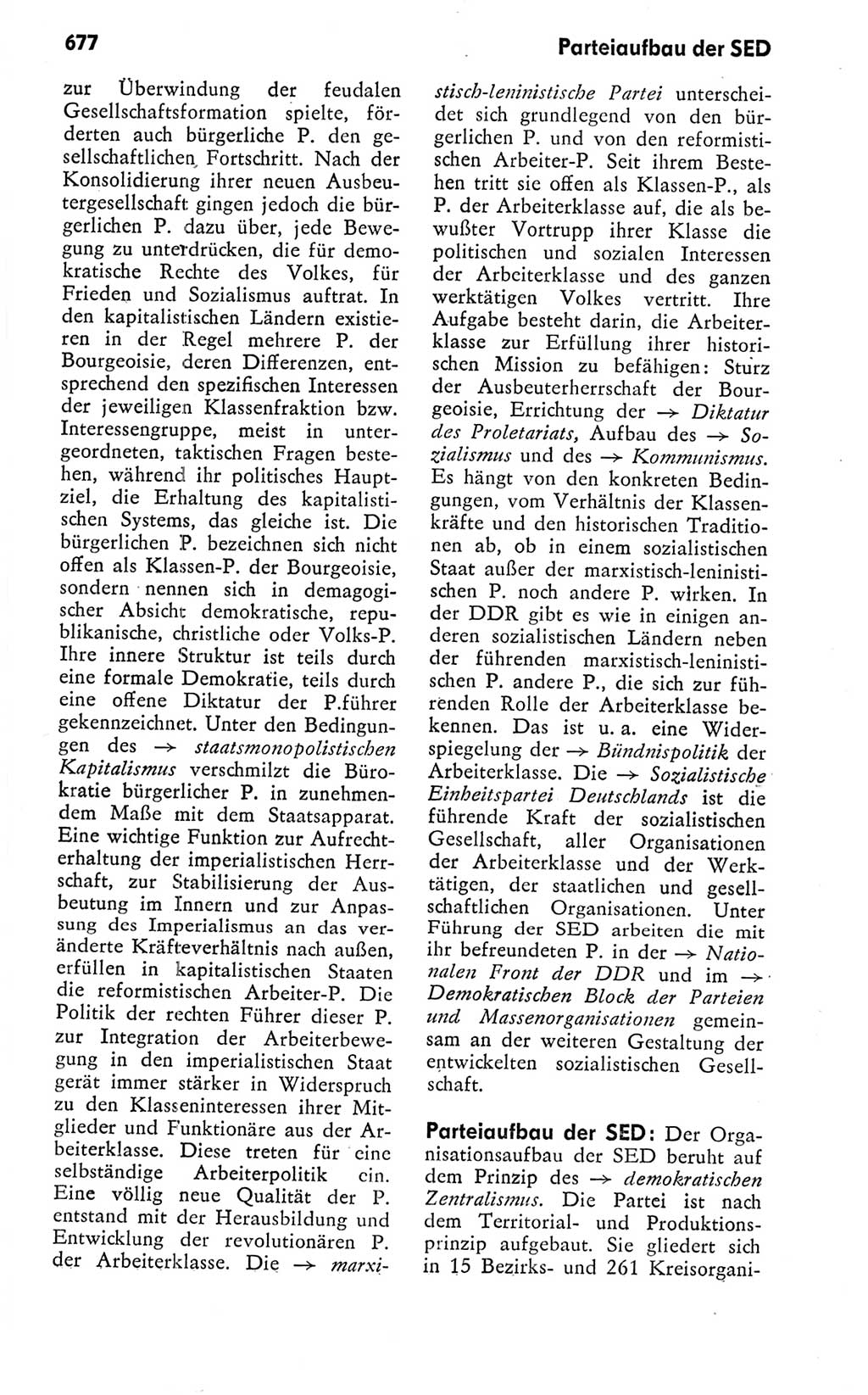 Kleines politisches Wörterbuch [Deutsche Demokratische Republik (DDR)] 1978, Seite 677 (Kl. pol. Wb. DDR 1978, S. 677)