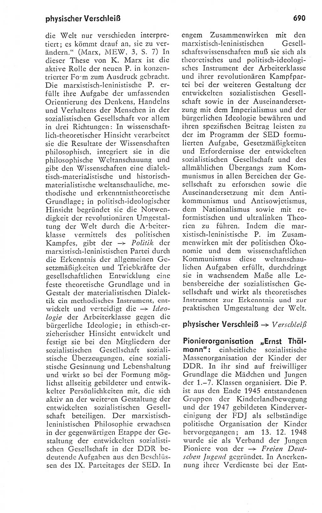 Kleines politisches Wörterbuch [Deutsche Demokratische Republik (DDR)] 1978, Seite 690 (Kl. pol. Wb. DDR 1978, S. 690)