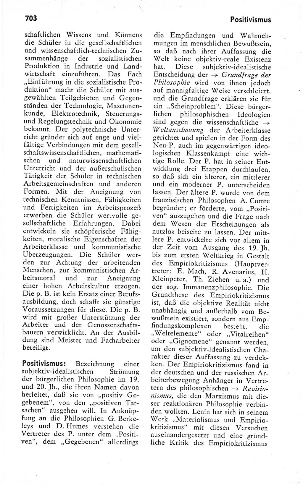 Kleines politisches Wörterbuch [Deutsche Demokratische Republik (DDR)] 1978, Seite 703 (Kl. pol. Wb. DDR 1978, S. 703)