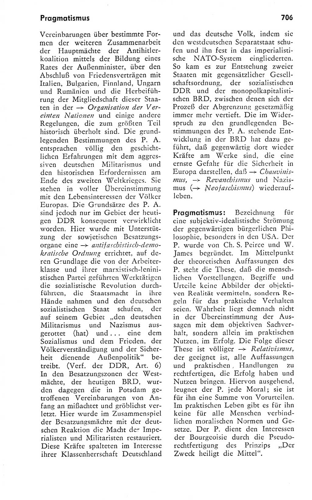 Kleines politisches Wörterbuch [Deutsche Demokratische Republik (DDR)] 1978, Seite 706 (Kl. pol. Wb. DDR 1978, S. 706)