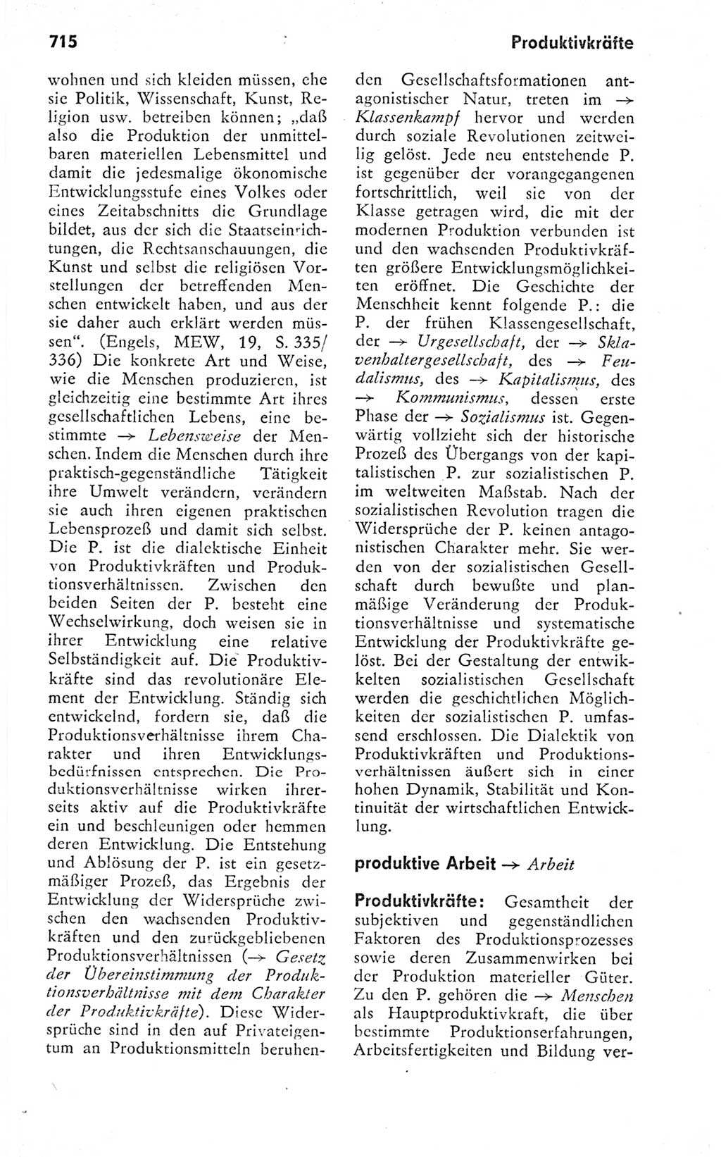 Kleines politisches Wörterbuch [Deutsche Demokratische Republik (DDR)] 1978, Seite 715 (Kl. pol. Wb. DDR 1978, S. 715)