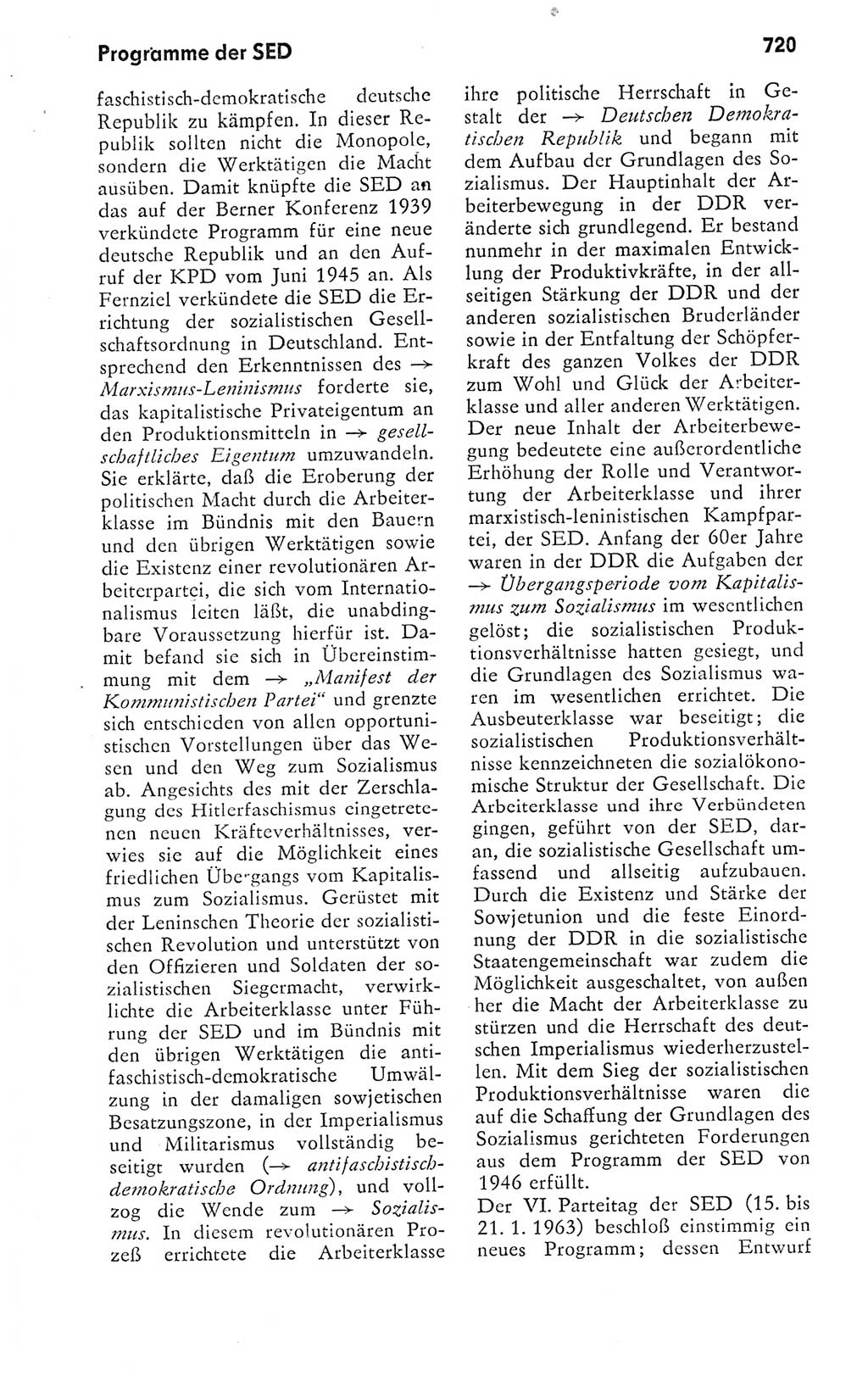 Kleines politisches Wörterbuch [Deutsche Demokratische Republik (DDR)] 1978, Seite 720 (Kl. pol. Wb. DDR 1978, S. 720)