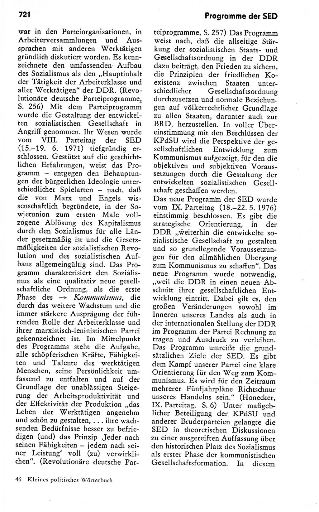 Kleines politisches Wörterbuch [Deutsche Demokratische Republik (DDR)] 1978, Seite 721 (Kl. pol. Wb. DDR 1978, S. 721)