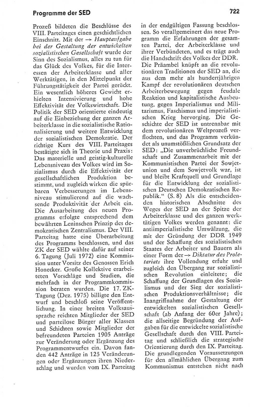 Kleines politisches Wörterbuch [Deutsche Demokratische Republik (DDR)] 1978, Seite 722 (Kl. pol. Wb. DDR 1978, S. 722)
