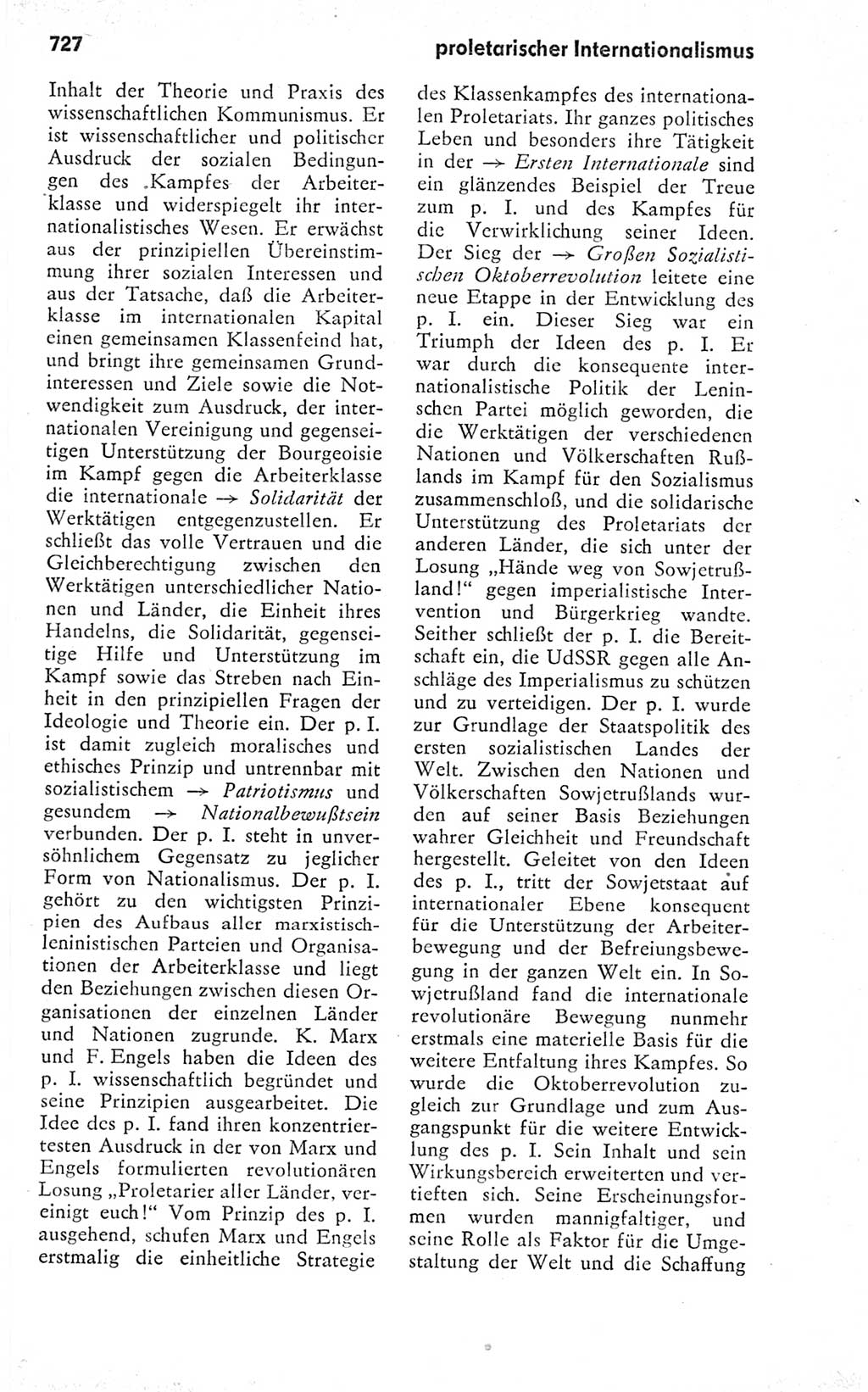 Kleines politisches Wörterbuch [Deutsche Demokratische Republik (DDR)] 1978, Seite 727 (Kl. pol. Wb. DDR 1978, S. 727)