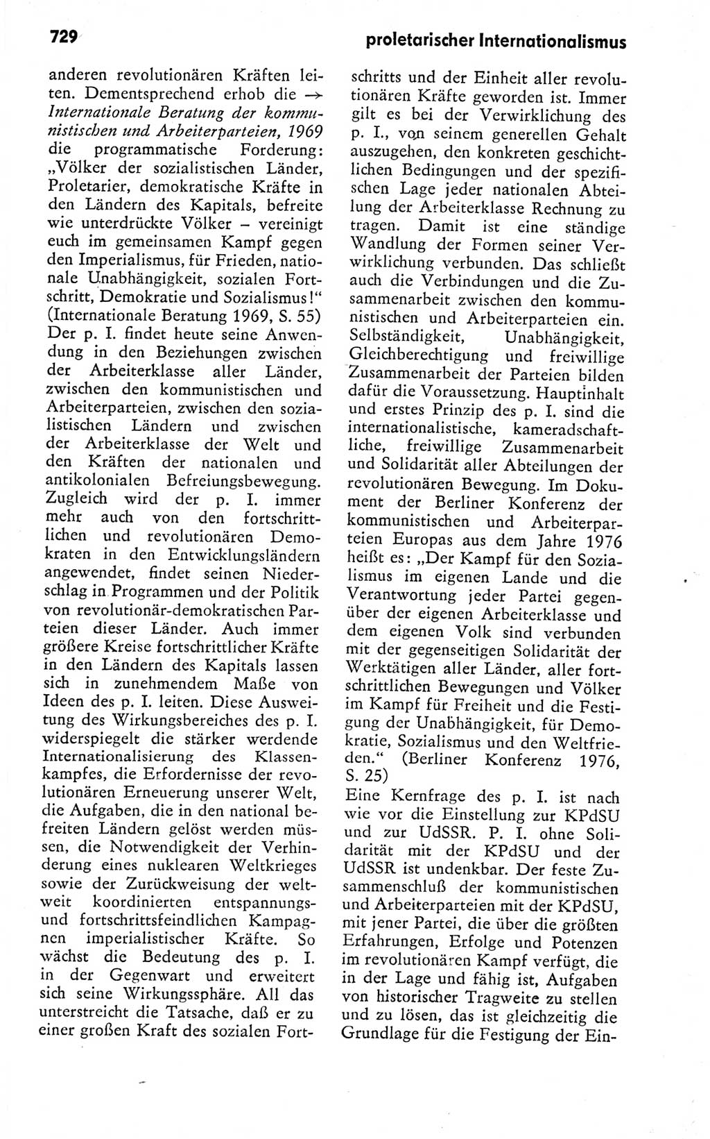 Kleines politisches Wörterbuch [Deutsche Demokratische Republik (DDR)] 1978, Seite 729 (Kl. pol. Wb. DDR 1978, S. 729)