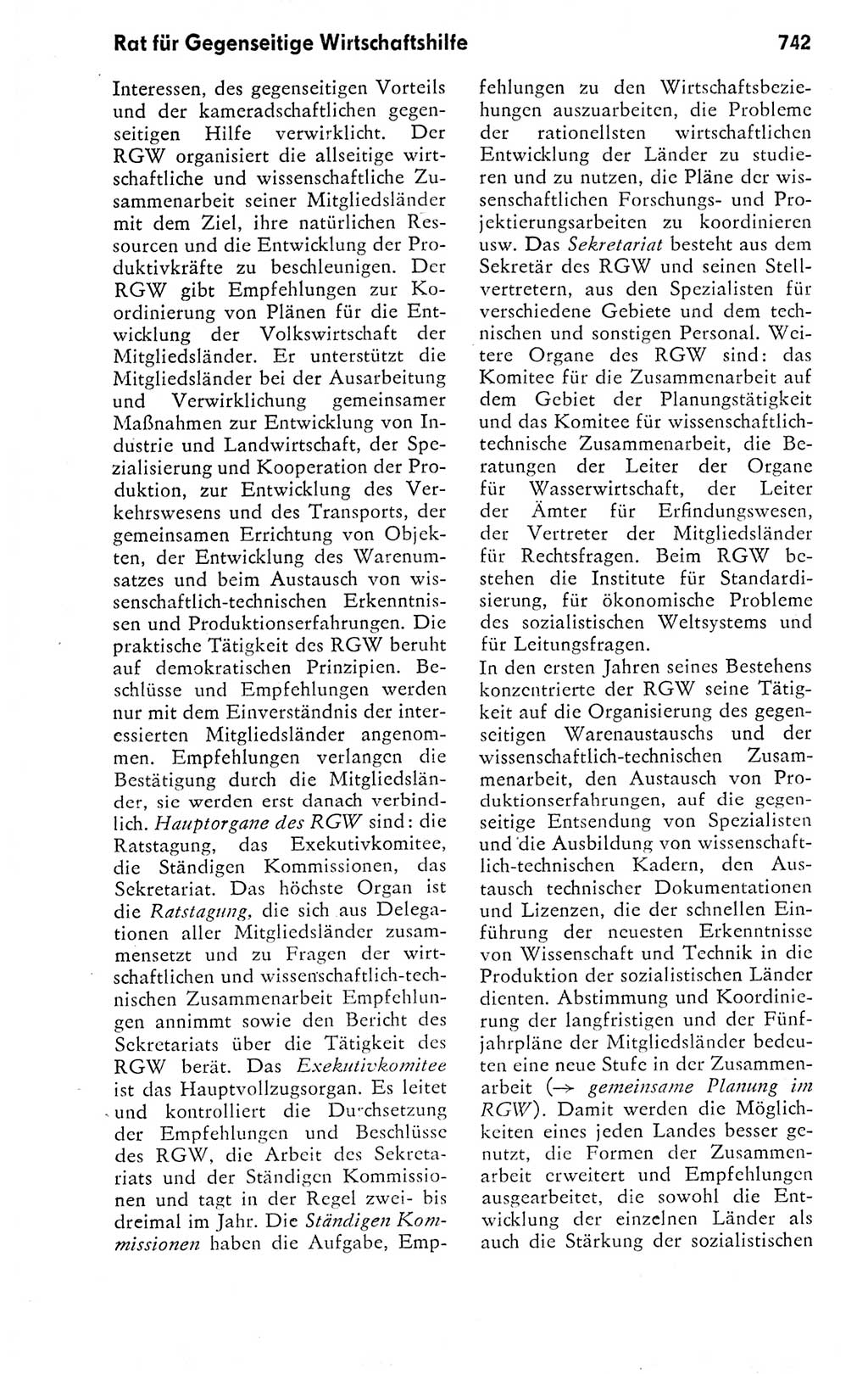 Kleines politisches Wörterbuch [Deutsche Demokratische Republik (DDR)] 1978, Seite 742 (Kl. pol. Wb. DDR 1978, S. 742)