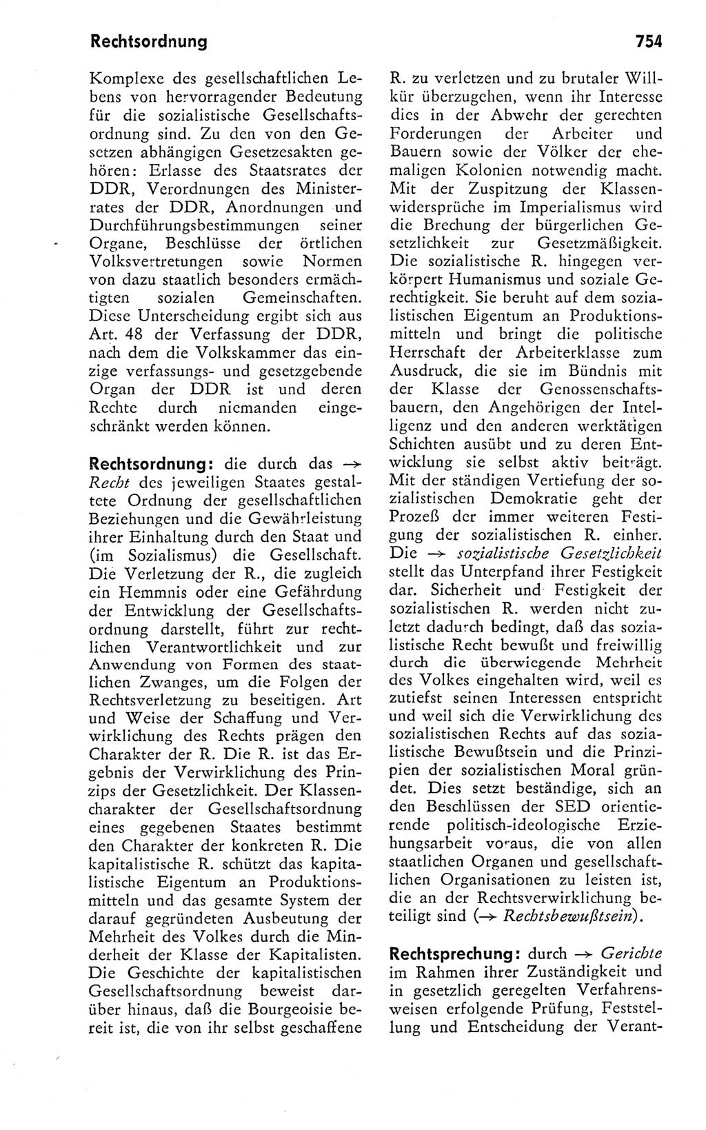 Kleines politisches Wörterbuch [Deutsche Demokratische Republik (DDR)] 1978, Seite 754 (Kl. pol. Wb. DDR 1978, S. 754)