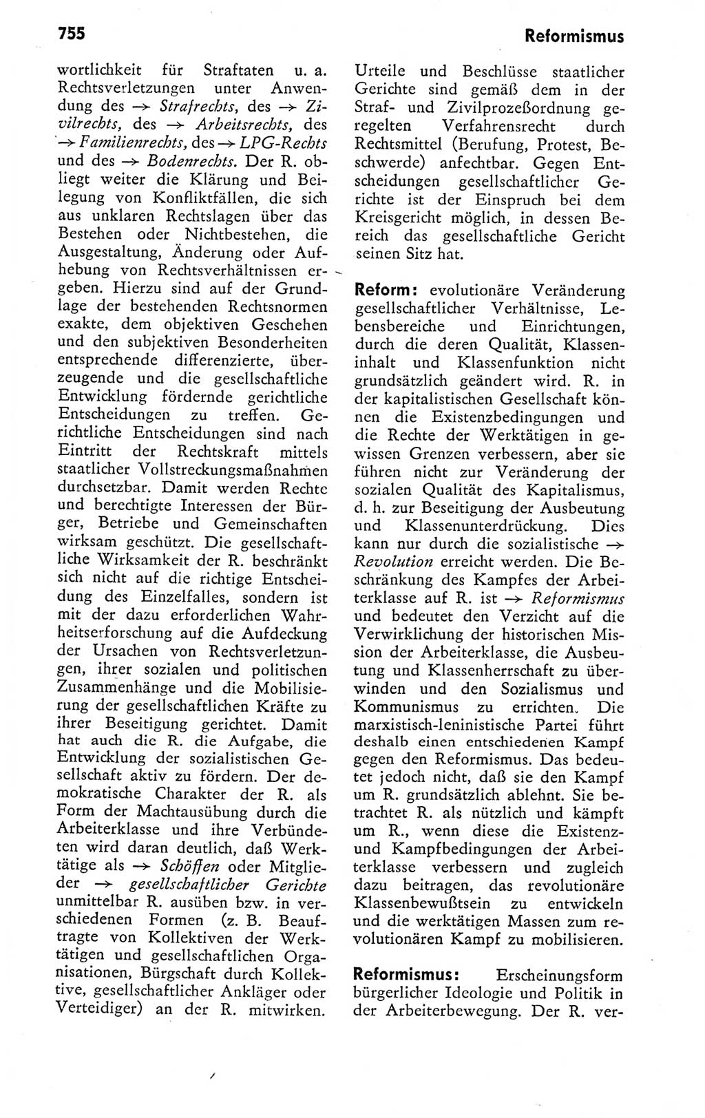 Kleines politisches Wörterbuch [Deutsche Demokratische Republik (DDR)] 1978, Seite 755 (Kl. pol. Wb. DDR 1978, S. 755)