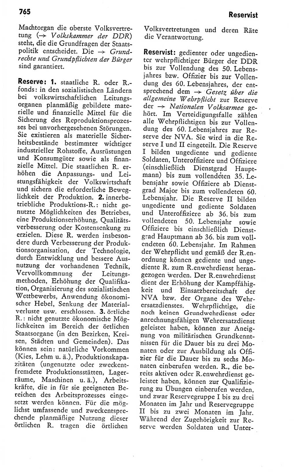 Kleines politisches Wörterbuch [Deutsche Demokratische Republik (DDR)] 1978, Seite 765 (Kl. pol. Wb. DDR 1978, S. 765)