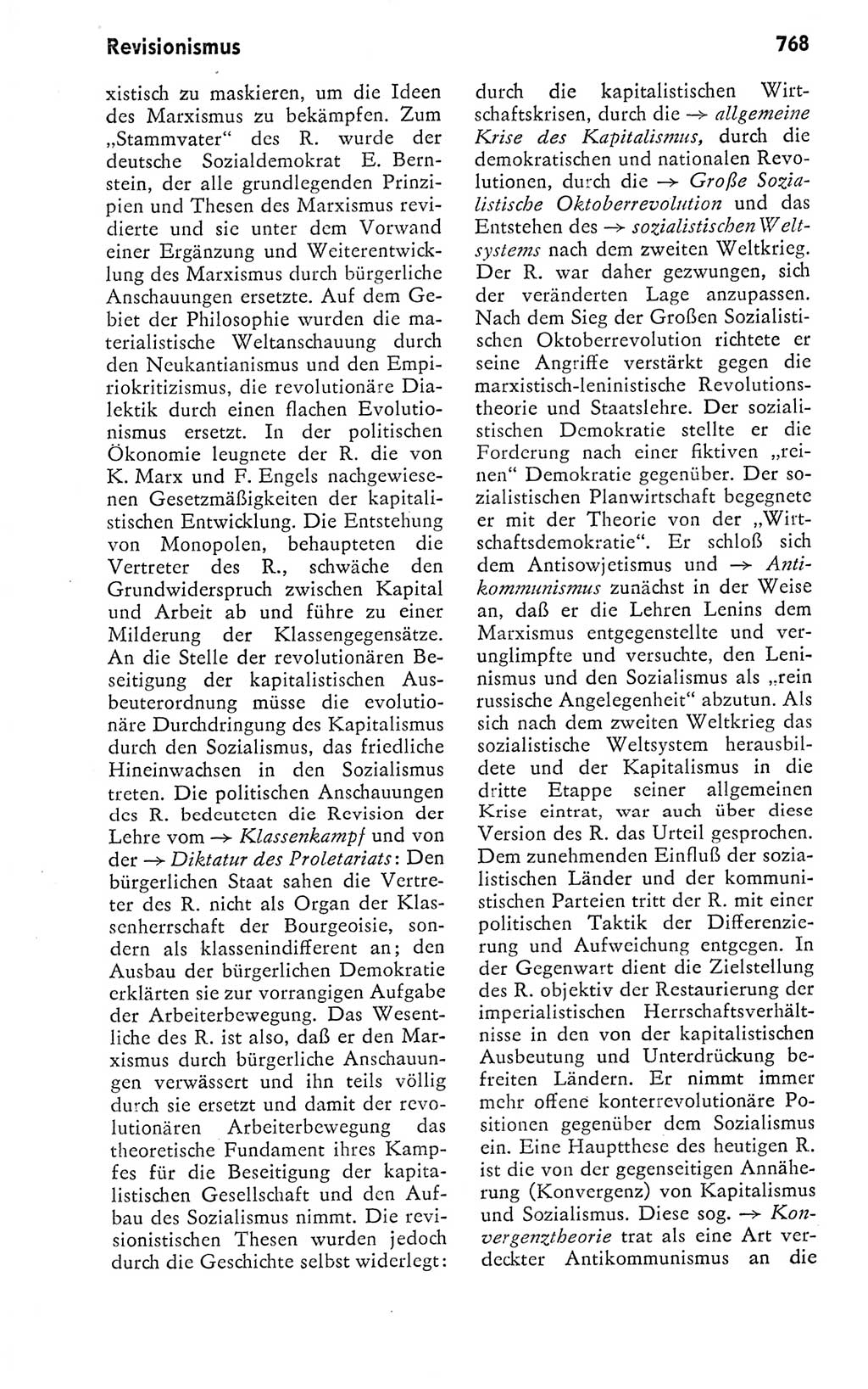 Kleines politisches Wörterbuch [Deutsche Demokratische Republik (DDR)] 1978, Seite 768 (Kl. pol. Wb. DDR 1978, S. 768)