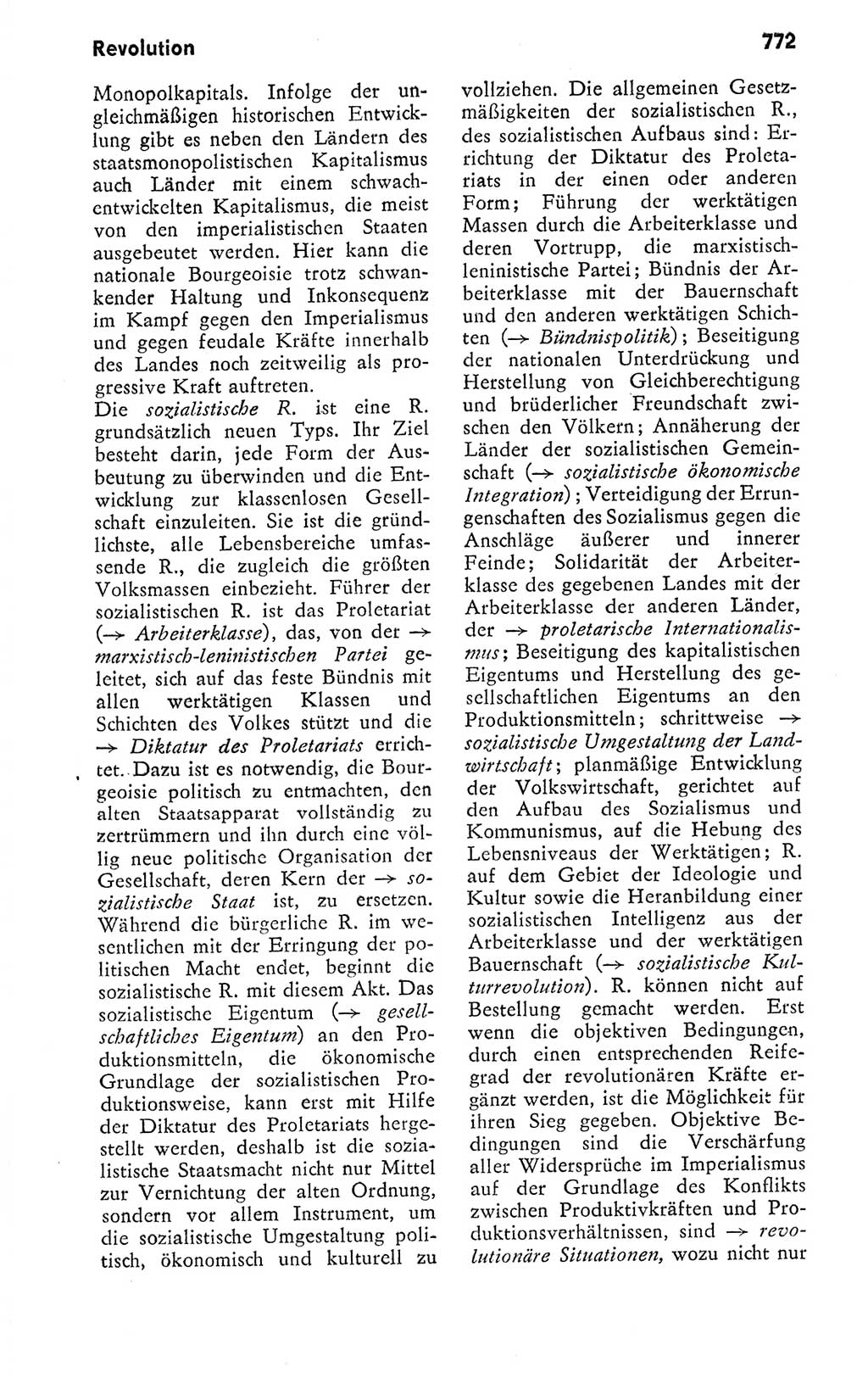 Kleines politisches Wörterbuch [Deutsche Demokratische Republik (DDR)] 1978, Seite 772 (Kl. pol. Wb. DDR 1978, S. 772)