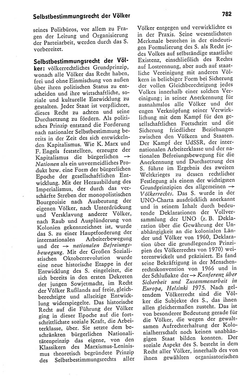 Kleines politisches Wörterbuch [Deutsche Demokratische Republik (DDR)] 1978, Seite 782 (Kl. pol. Wb. DDR 1978, S. 782)