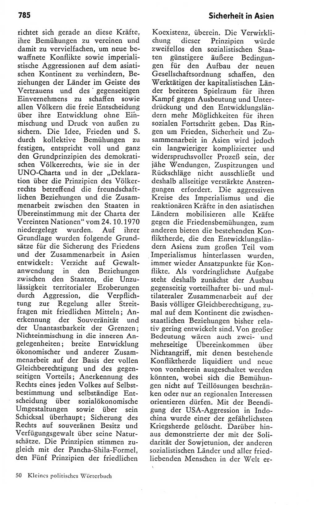 Kleines politisches Wörterbuch [Deutsche Demokratische Republik (DDR)] 1978, Seite 785 (Kl. pol. Wb. DDR 1978, S. 785)