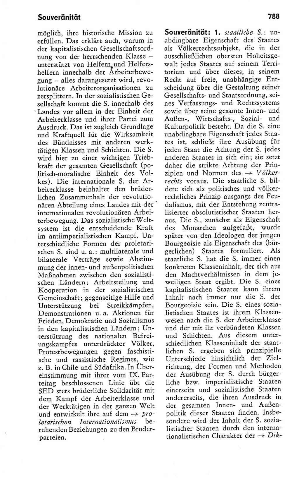 Kleines politisches Wörterbuch [Deutsche Demokratische Republik (DDR)] 1978, Seite 788 (Kl. pol. Wb. DDR 1978, S. 788)