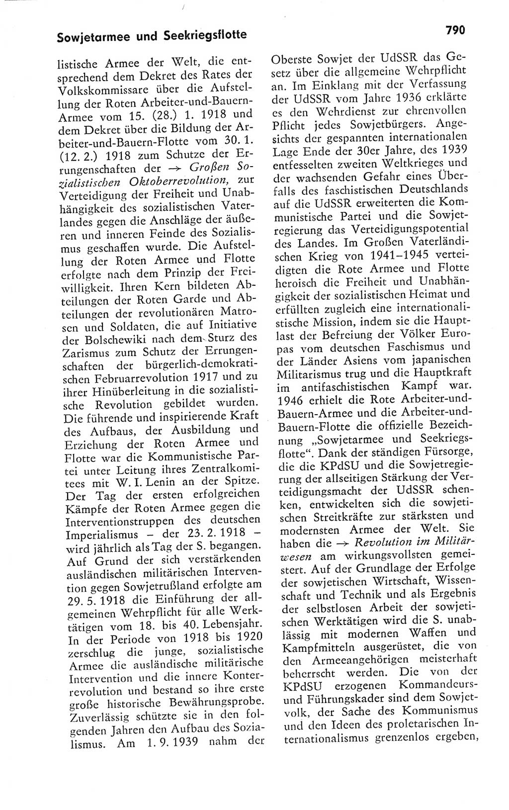 Kleines politisches Wörterbuch [Deutsche Demokratische Republik (DDR)] 1978, Seite 790 (Kl. pol. Wb. DDR 1978, S. 790)