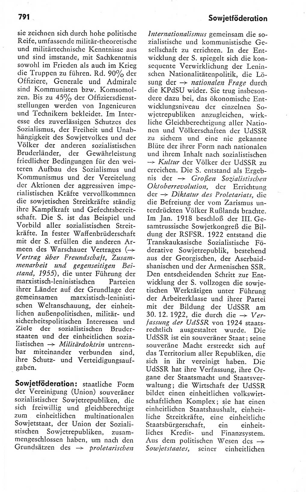 Kleines politisches Wörterbuch [Deutsche Demokratische Republik (DDR)] 1978, Seite 791 (Kl. pol. Wb. DDR 1978, S. 791)