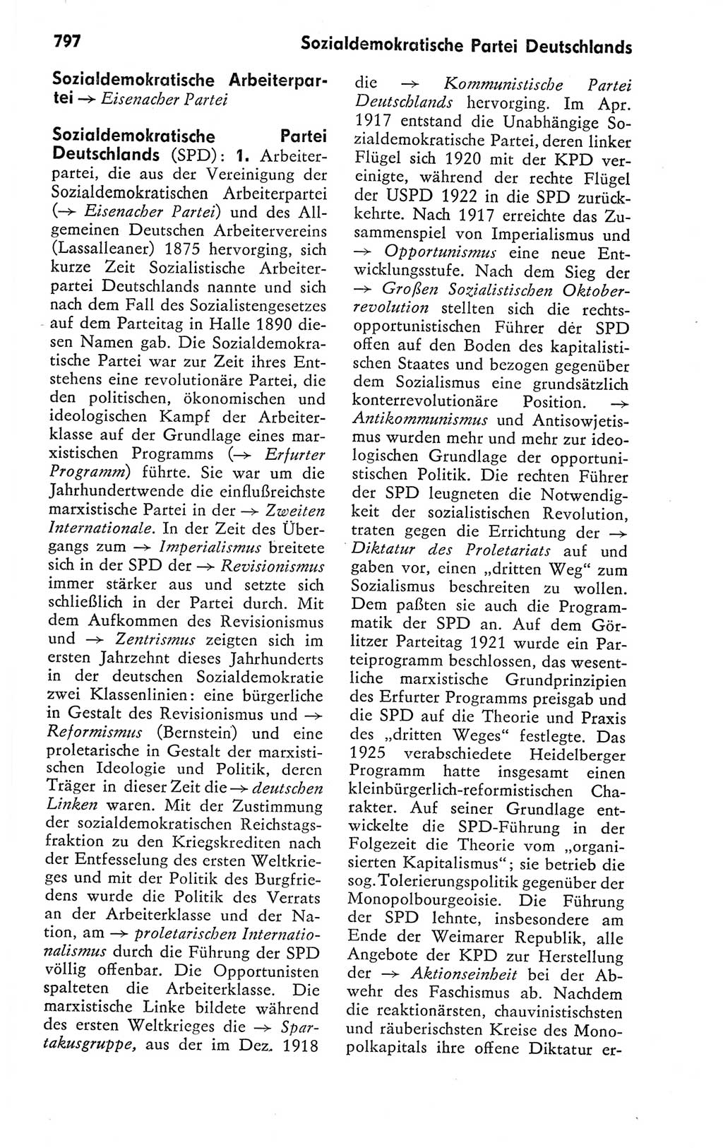 Kleines politisches Wörterbuch [Deutsche Demokratische Republik (DDR)] 1978, Seite 797 (Kl. pol. Wb. DDR 1978, S. 797)