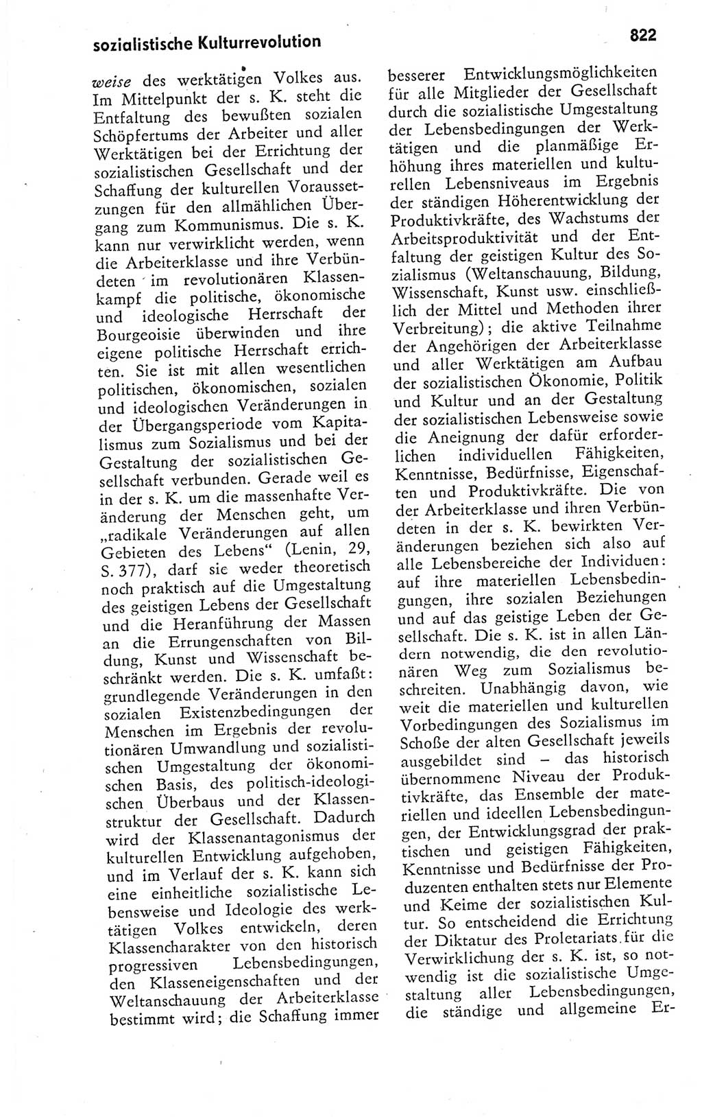 Kleines politisches Wörterbuch [Deutsche Demokratische Republik (DDR)] 1978, Seite 822 (Kl. pol. Wb. DDR 1978, S. 822)