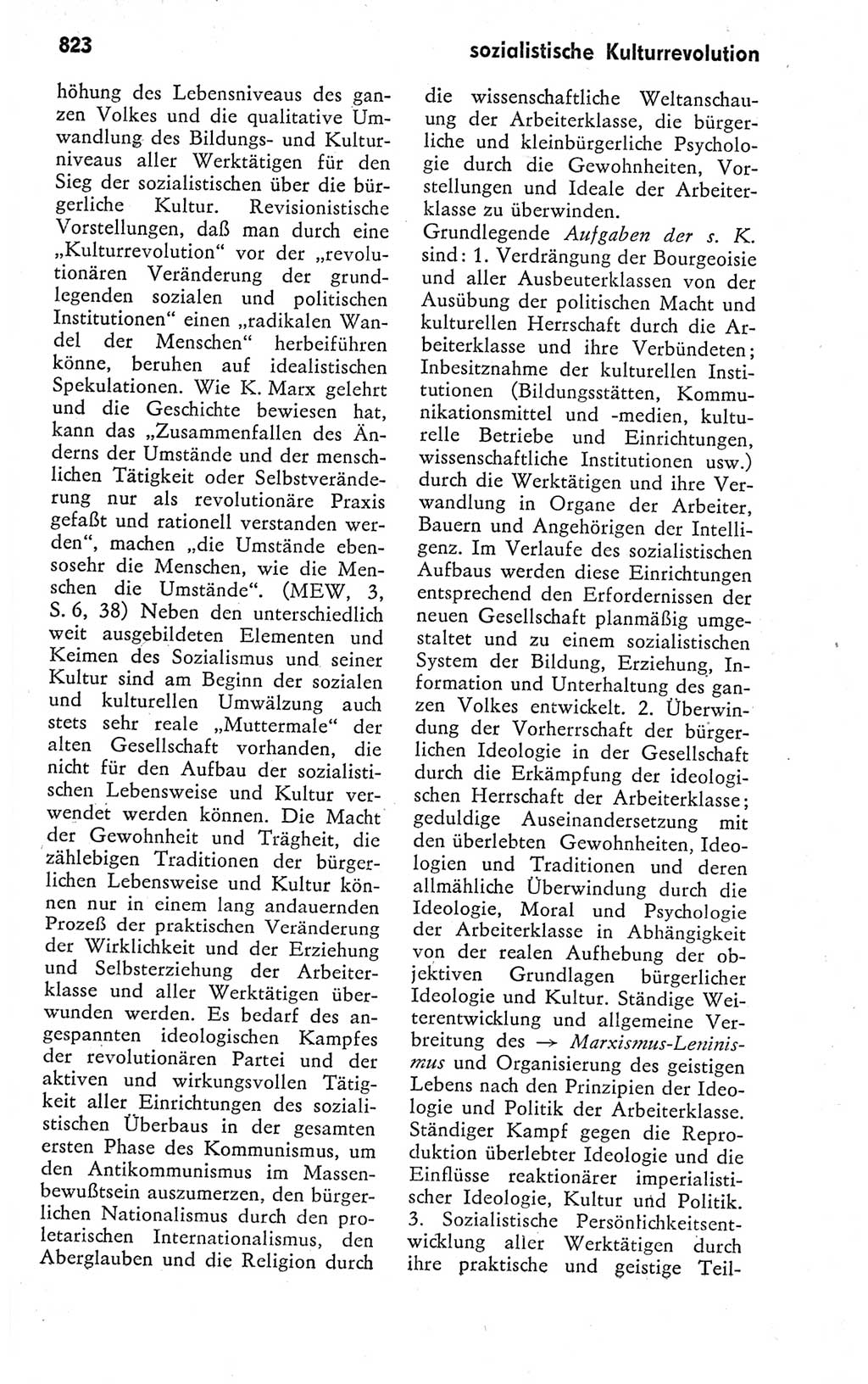 Kleines politisches Wörterbuch [Deutsche Demokratische Republik (DDR)] 1978, Seite 823 (Kl. pol. Wb. DDR 1978, S. 823)