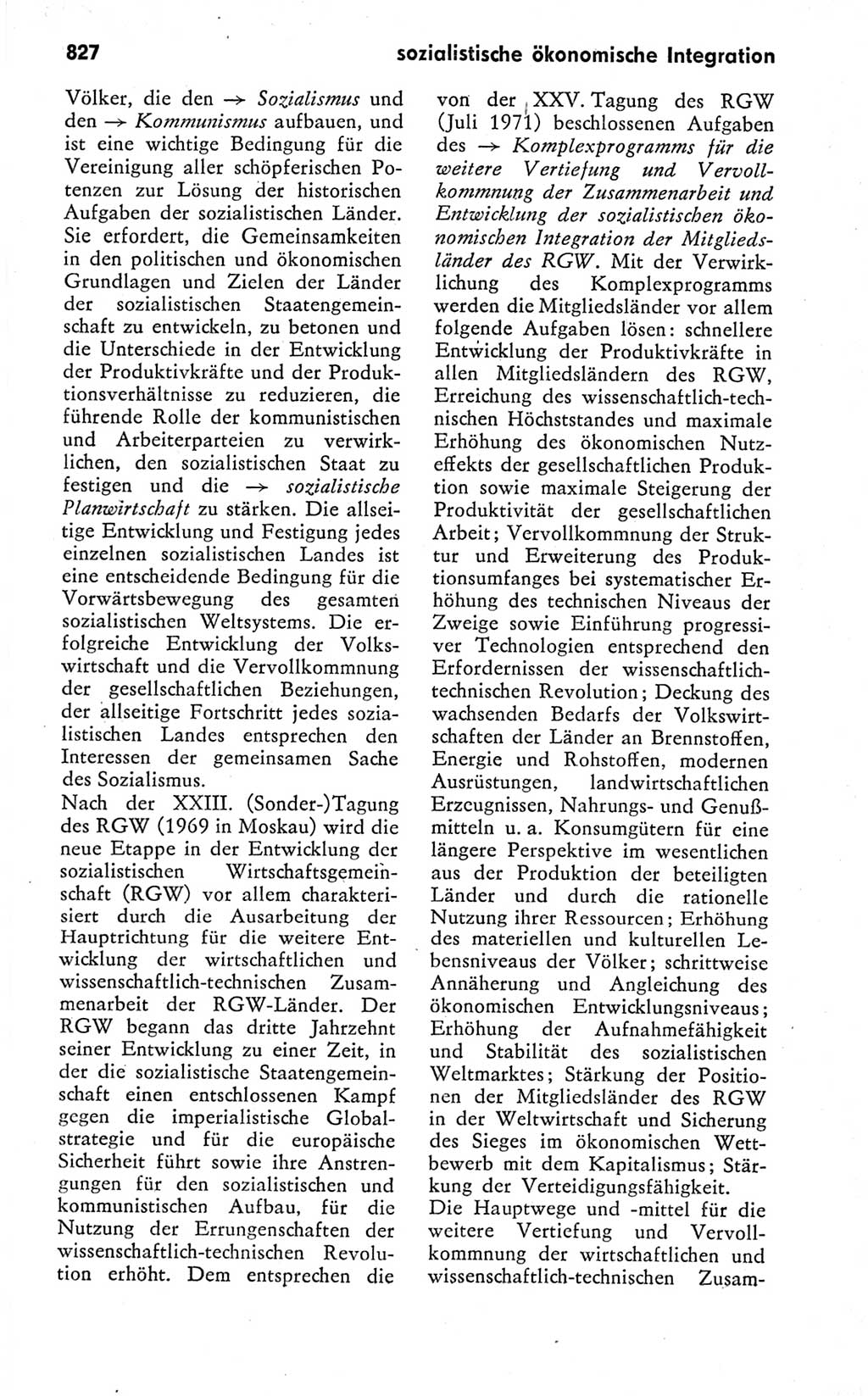 Kleines politisches Wörterbuch [Deutsche Demokratische Republik (DDR)] 1978, Seite 827 (Kl. pol. Wb. DDR 1978, S. 827)