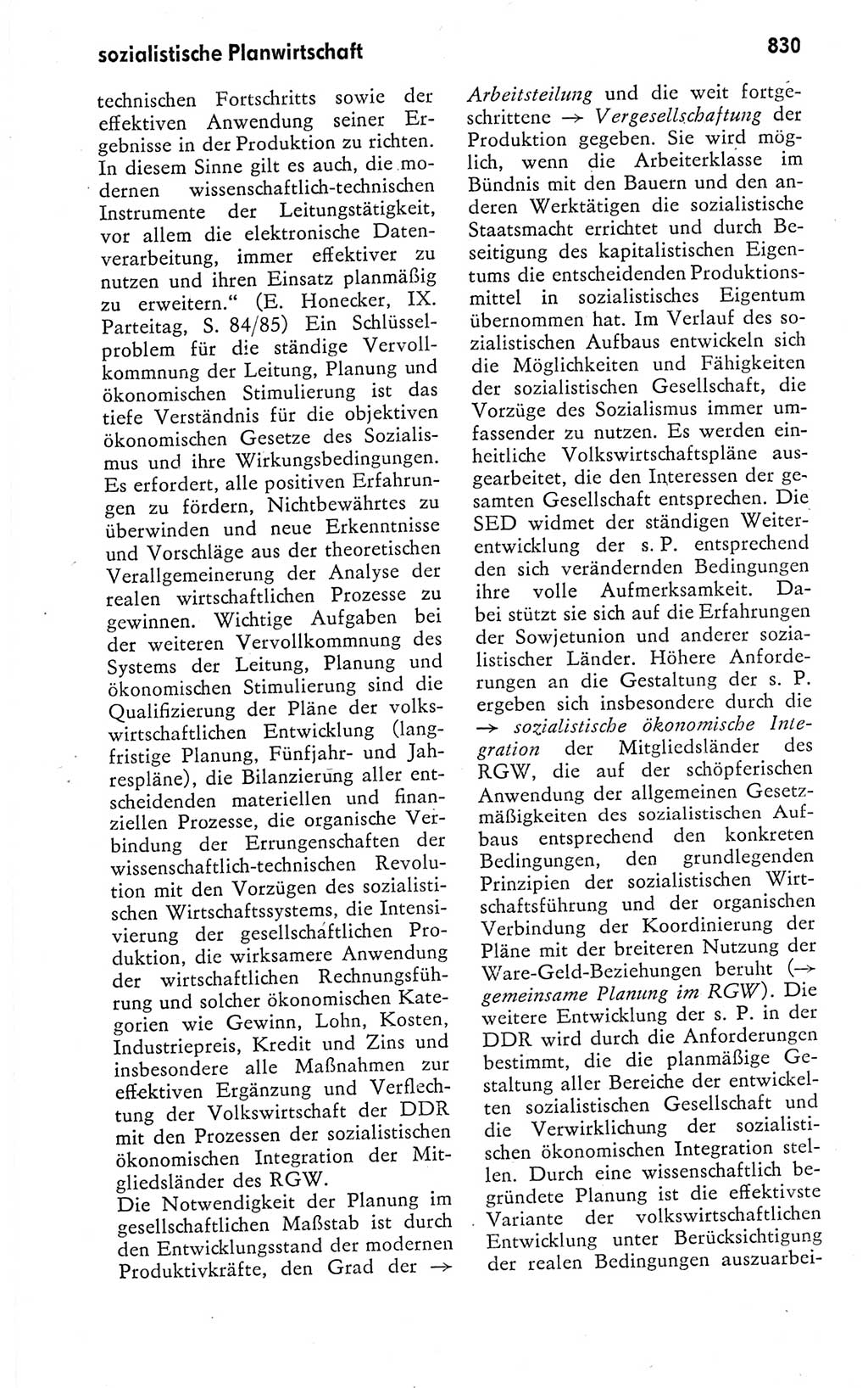 Kleines politisches Wörterbuch [Deutsche Demokratische Republik (DDR)] 1978, Seite 830 (Kl. pol. Wb. DDR 1978, S. 830)