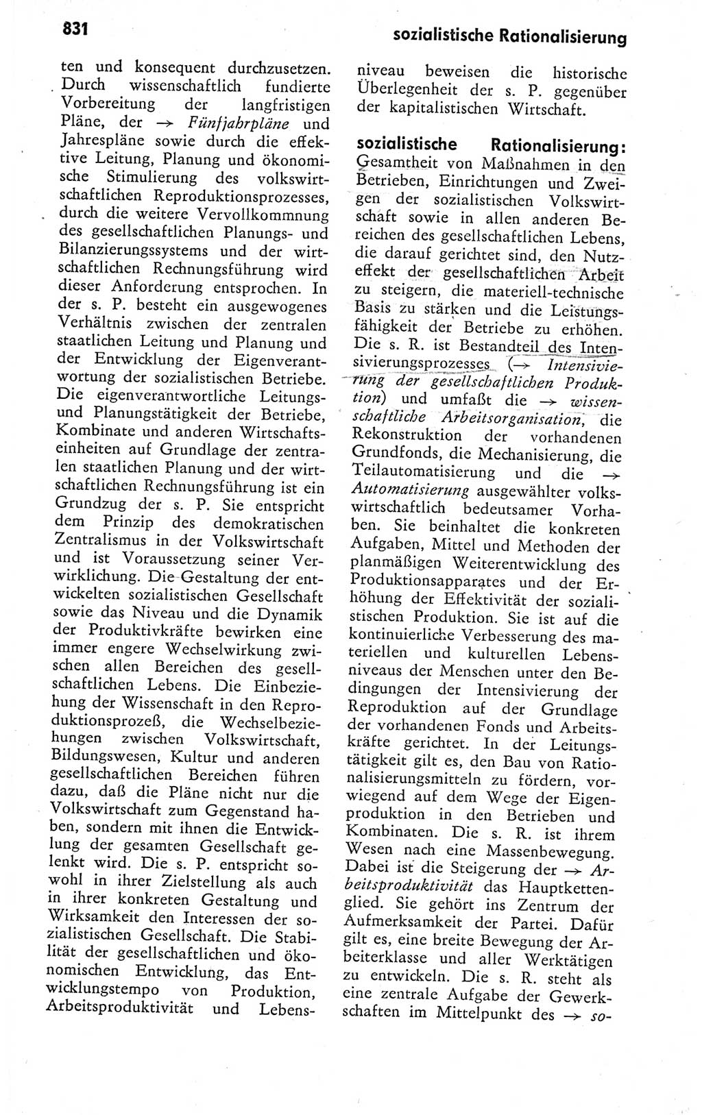 Kleines politisches Wörterbuch [Deutsche Demokratische Republik (DDR)] 1978, Seite 831 (Kl. pol. Wb. DDR 1978, S. 831)