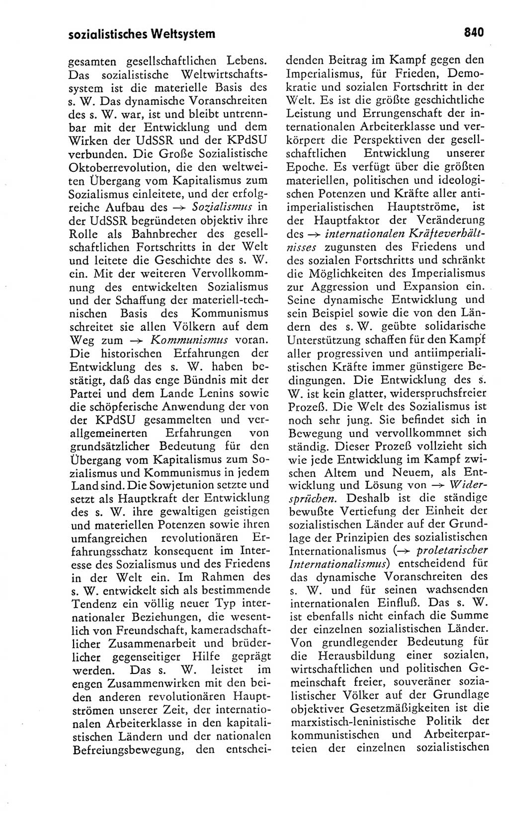 Kleines politisches Wörterbuch [Deutsche Demokratische Republik (DDR)] 1978, Seite 840 (Kl. pol. Wb. DDR 1978, S. 840)