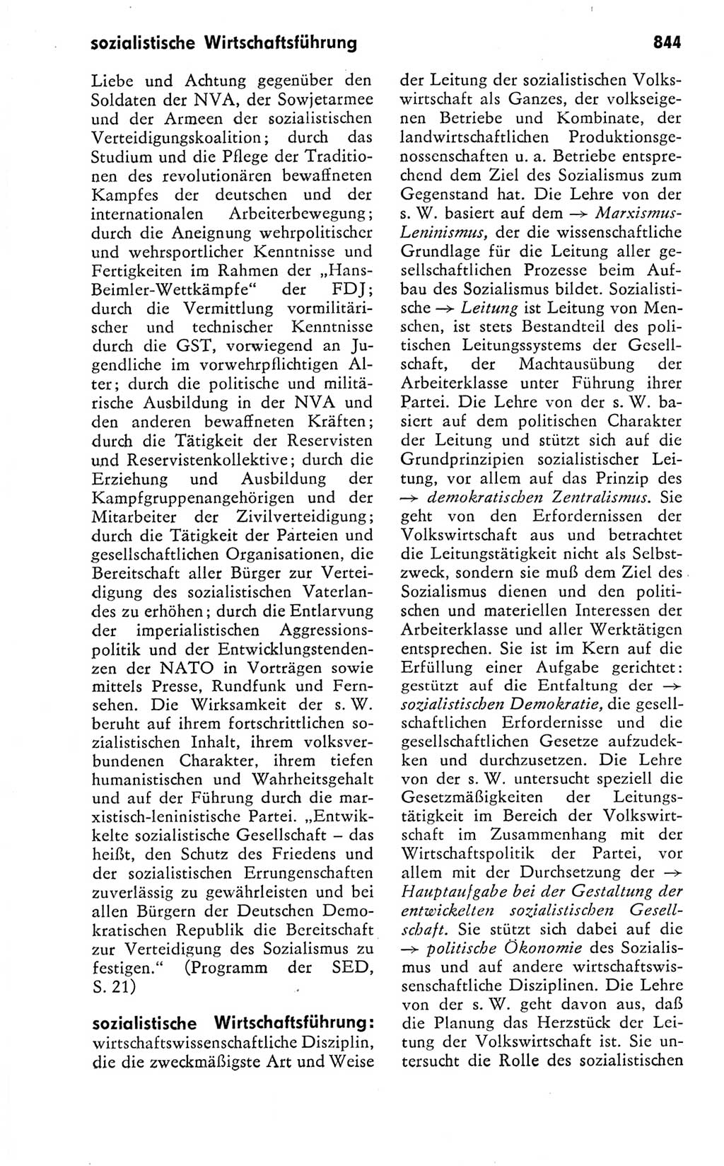Kleines politisches Wörterbuch [Deutsche Demokratische Republik (DDR)] 1978, Seite 844 (Kl. pol. Wb. DDR 1978, S. 844)