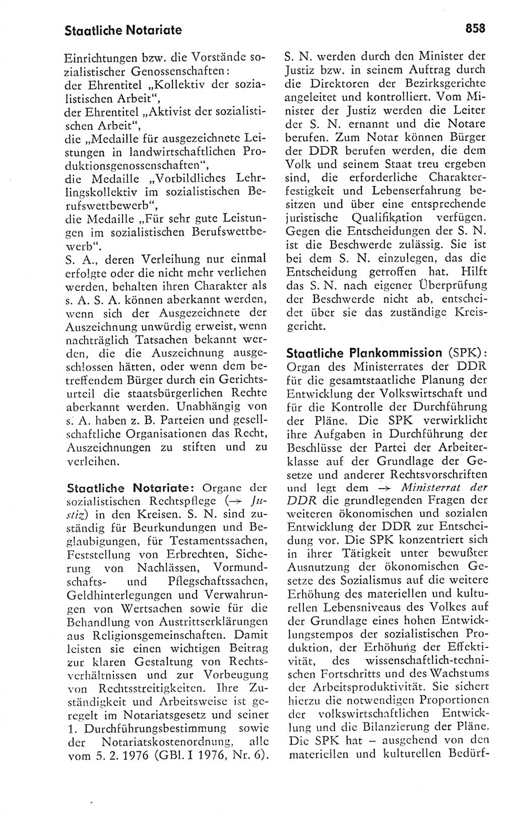 Kleines politisches Wörterbuch [Deutsche Demokratische Republik (DDR)] 1978, Seite 858 (Kl. pol. Wb. DDR 1978, S. 858)