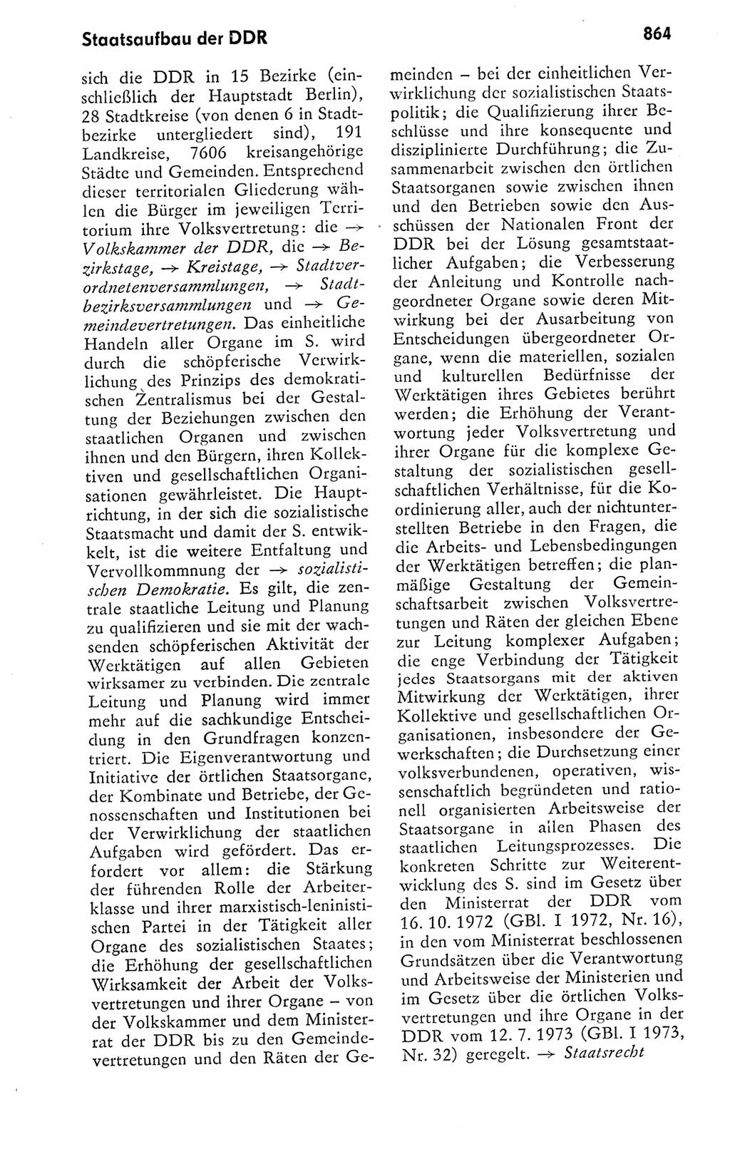 Kleines politisches Wörterbuch [Deutsche Demokratische Republik (DDR)] 1978, Seite 864 (Kl. pol. Wb. DDR 1978, S. 864)