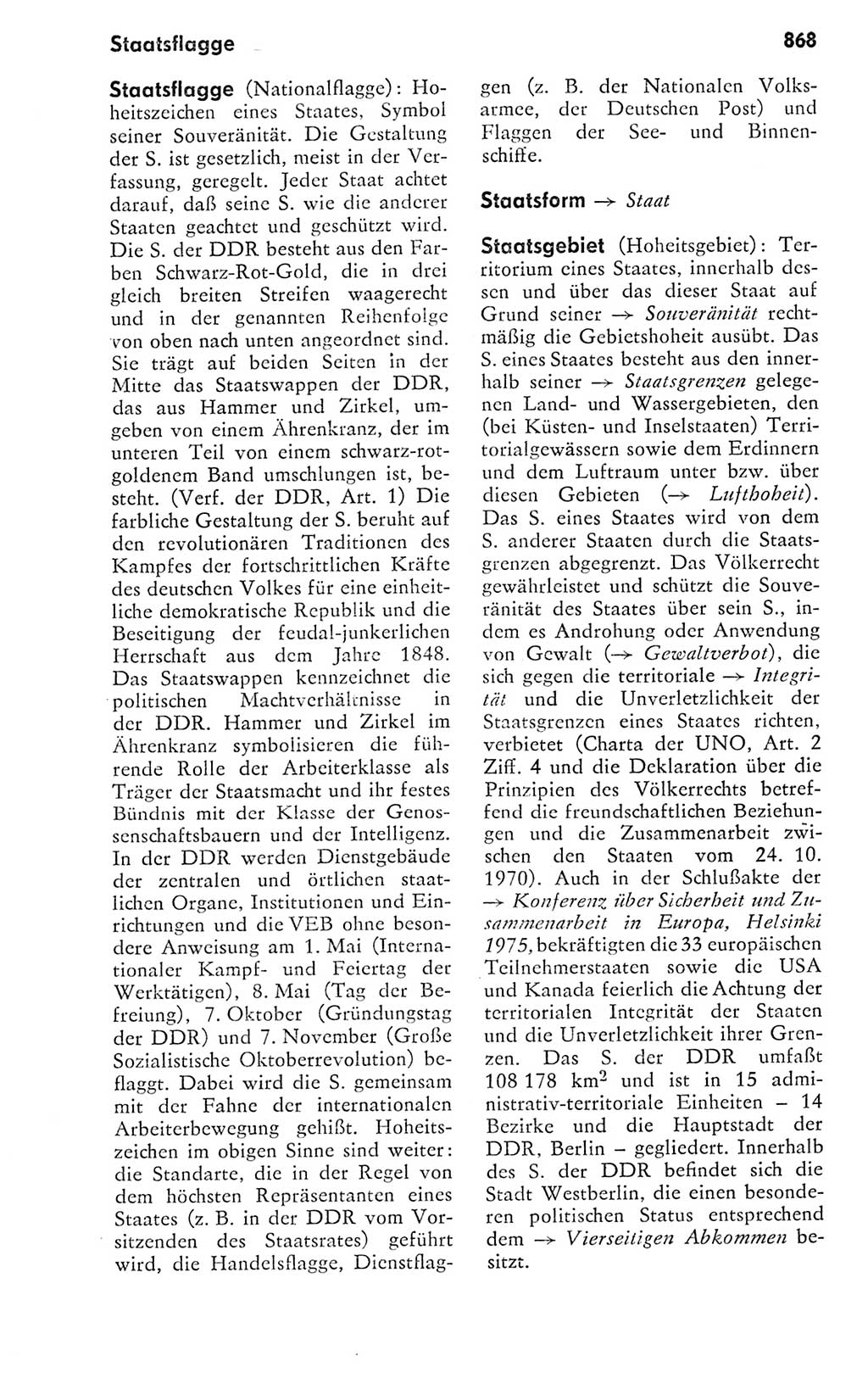 Kleines politisches Wörterbuch [Deutsche Demokratische Republik (DDR)] 1978, Seite 868 (Kl. pol. Wb. DDR 1978, S. 868)