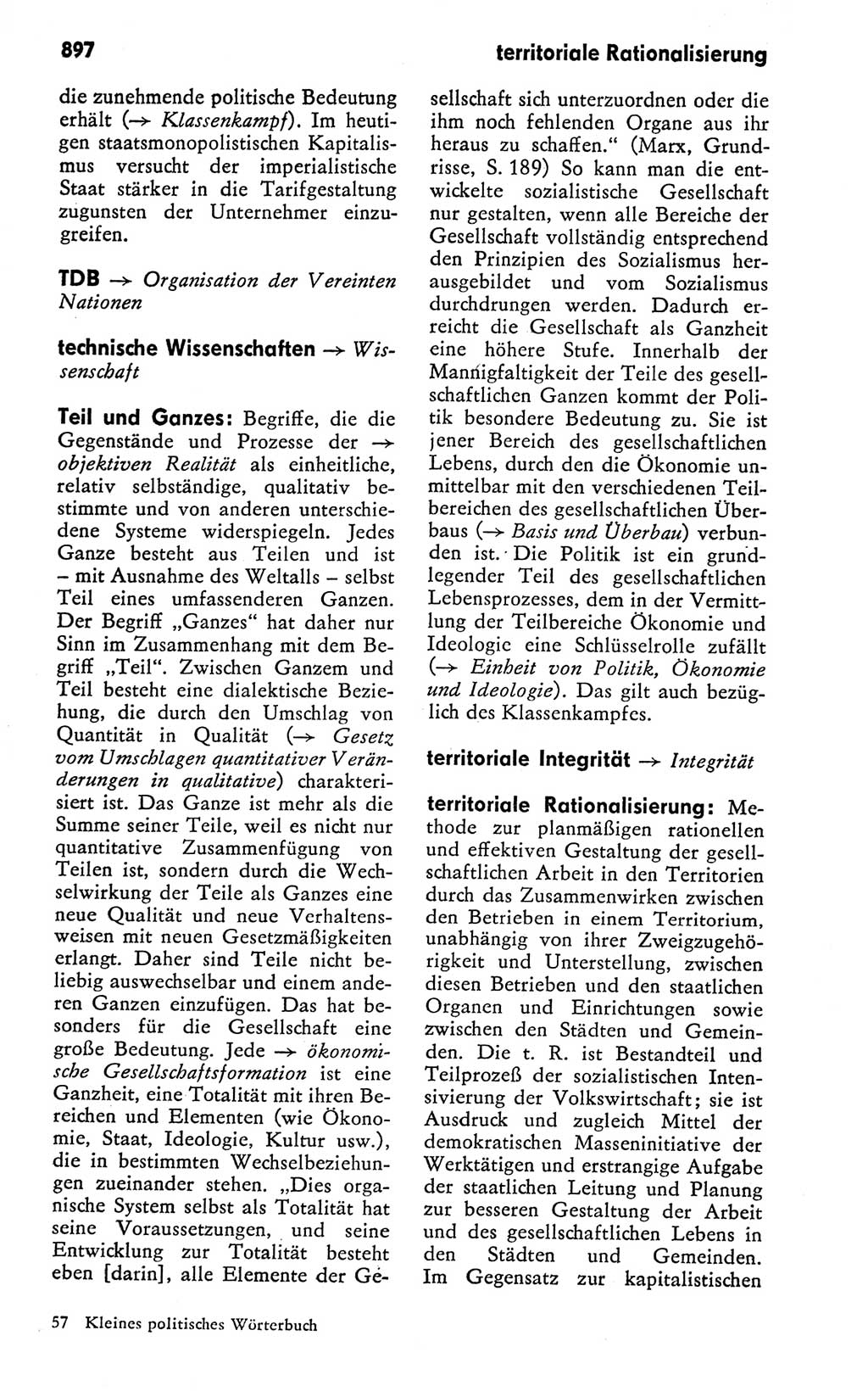 Kleines politisches Wörterbuch [Deutsche Demokratische Republik (DDR)] 1978, Seite 897 (Kl. pol. Wb. DDR 1978, S. 897)