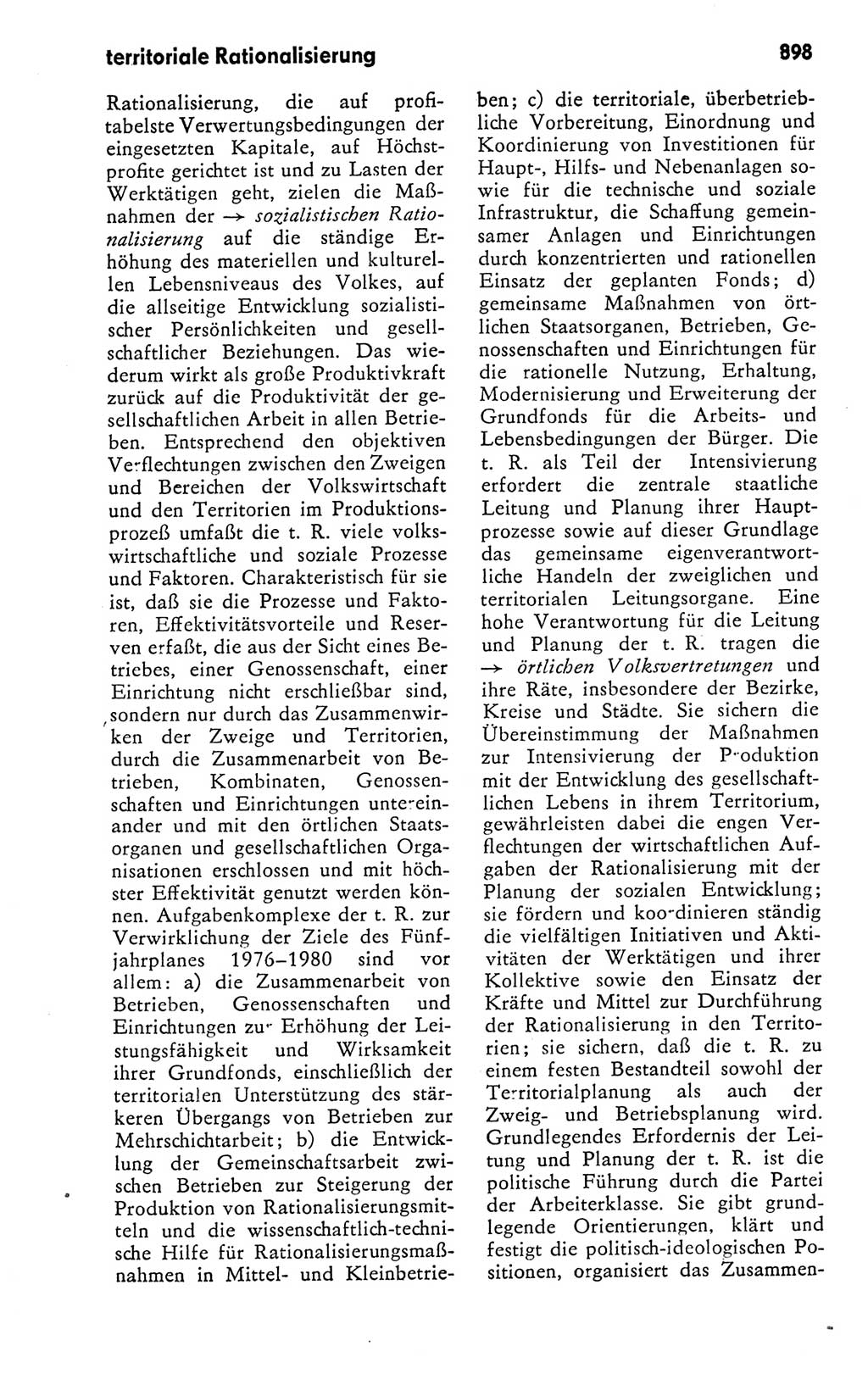 Kleines politisches Wörterbuch [Deutsche Demokratische Republik (DDR)] 1978, Seite 898 (Kl. pol. Wb. DDR 1978, S. 898)