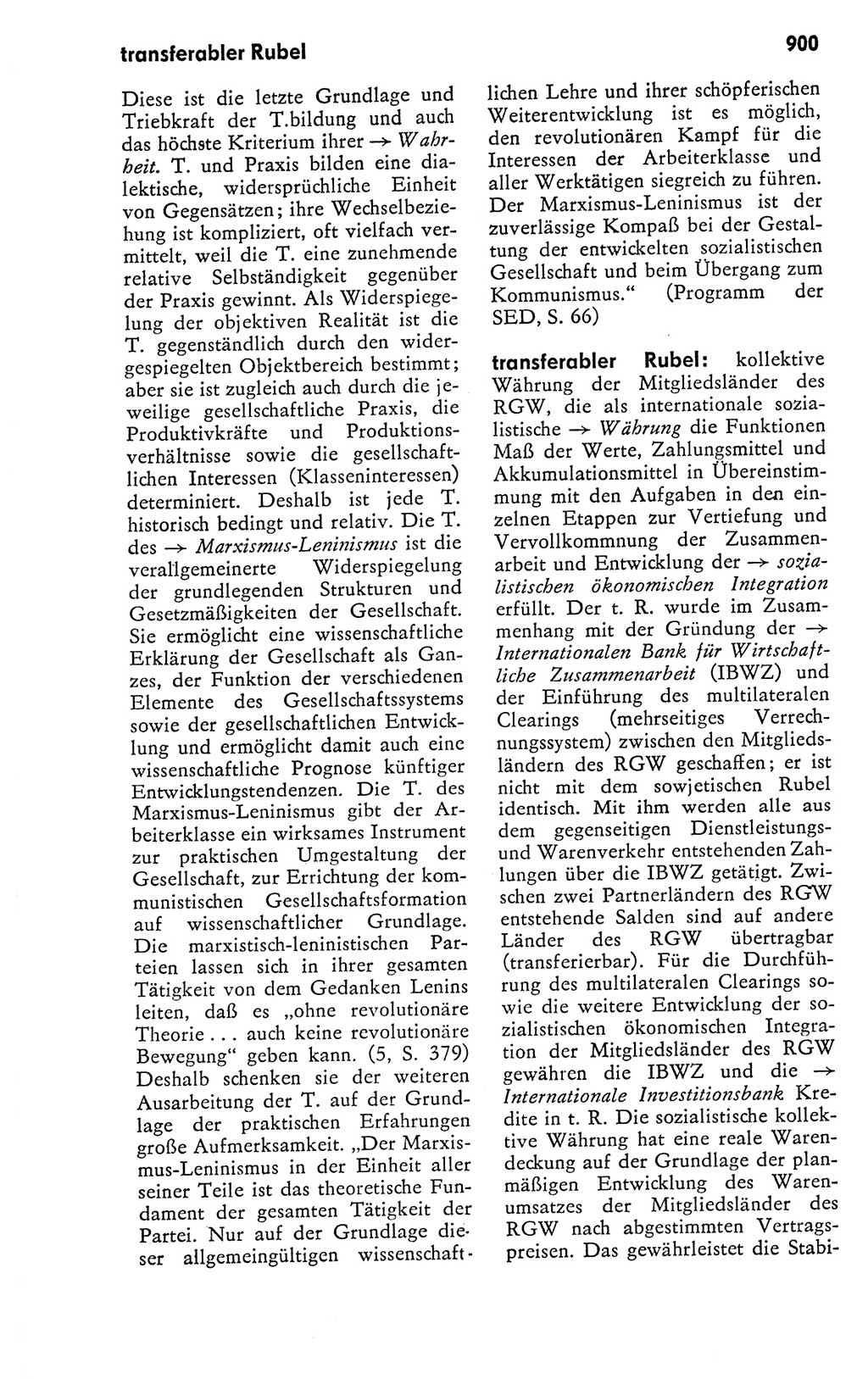 Kleines politisches Wörterbuch [Deutsche Demokratische Republik (DDR)] 1978, Seite 900 (Kl. pol. Wb. DDR 1978, S. 900)