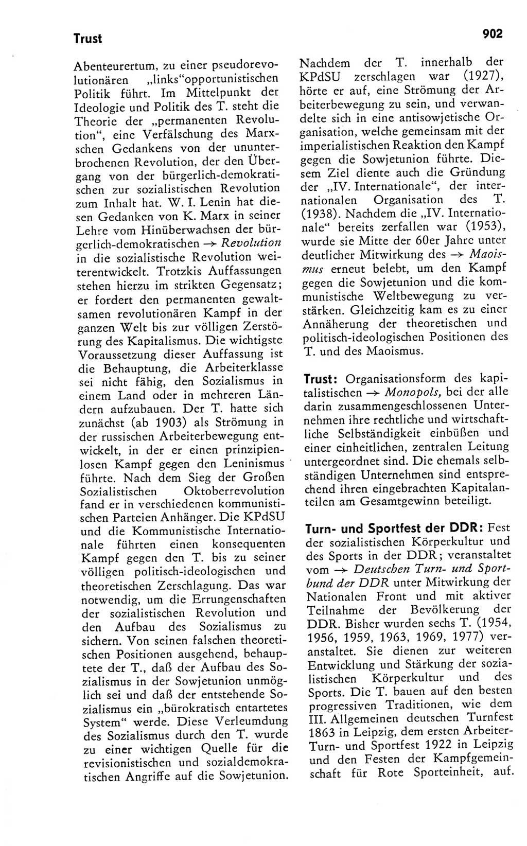 Kleines politisches Wörterbuch [Deutsche Demokratische Republik (DDR)] 1978, Seite 902 (Kl. pol. Wb. DDR 1978, S. 902)