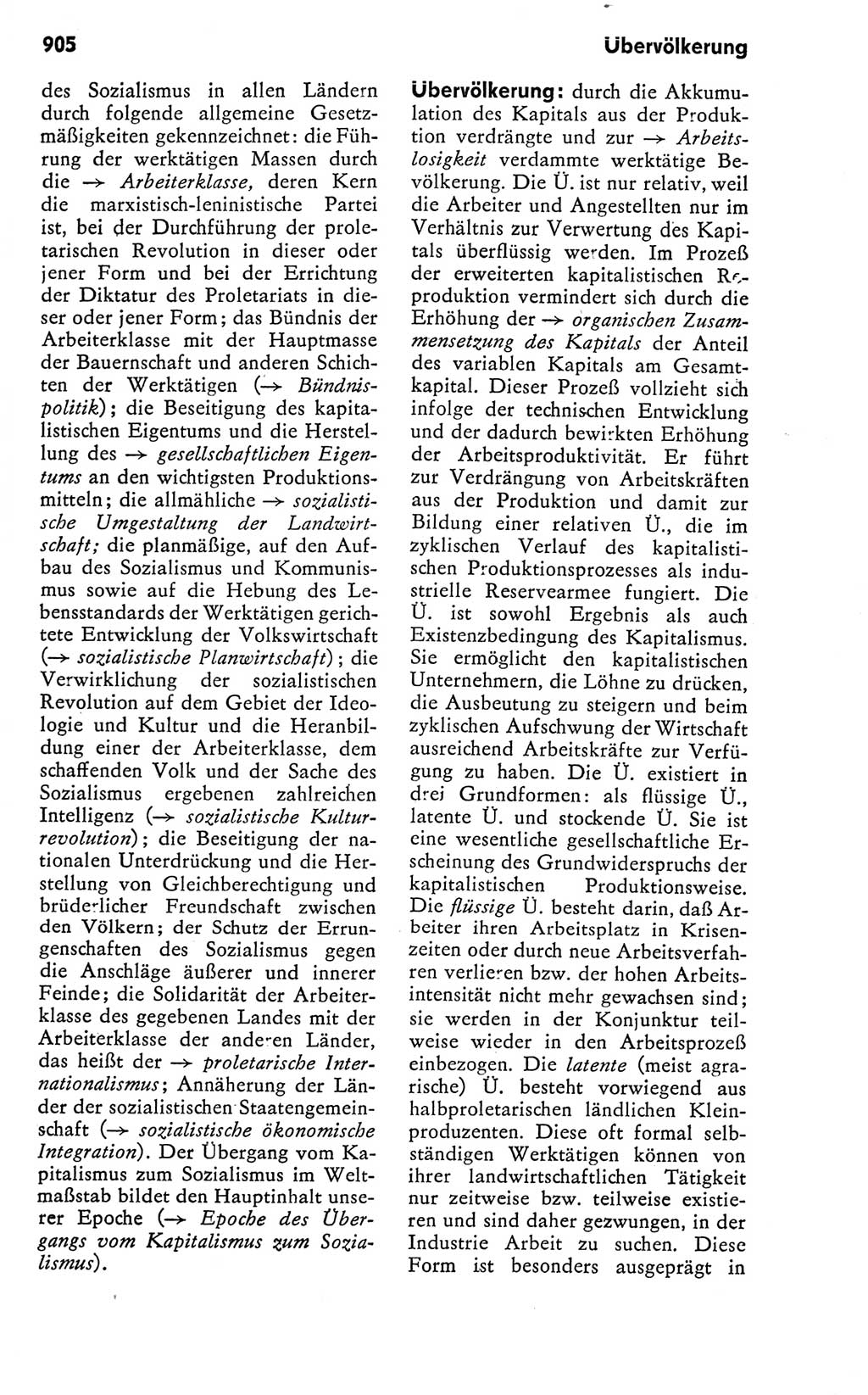 Kleines politisches Wörterbuch [Deutsche Demokratische Republik (DDR)] 1978, Seite 905 (Kl. pol. Wb. DDR 1978, S. 905)