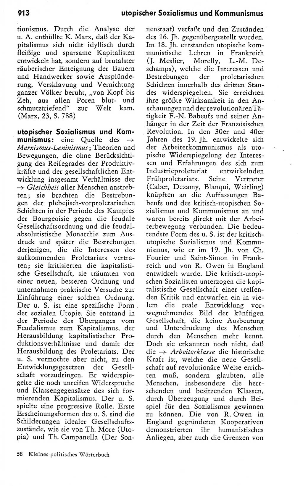 Kleines politisches Wörterbuch [Deutsche Demokratische Republik (DDR)] 1978, Seite 913 (Kl. pol. Wb. DDR 1978, S. 913)