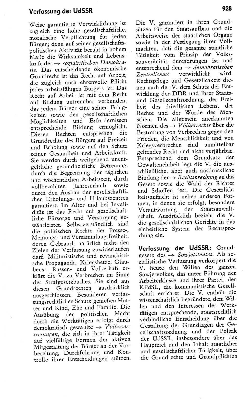 Kleines politisches Wörterbuch [Deutsche Demokratische Republik (DDR)] 1978, Seite 928 (Kl. pol. Wb. DDR 1978, S. 928)